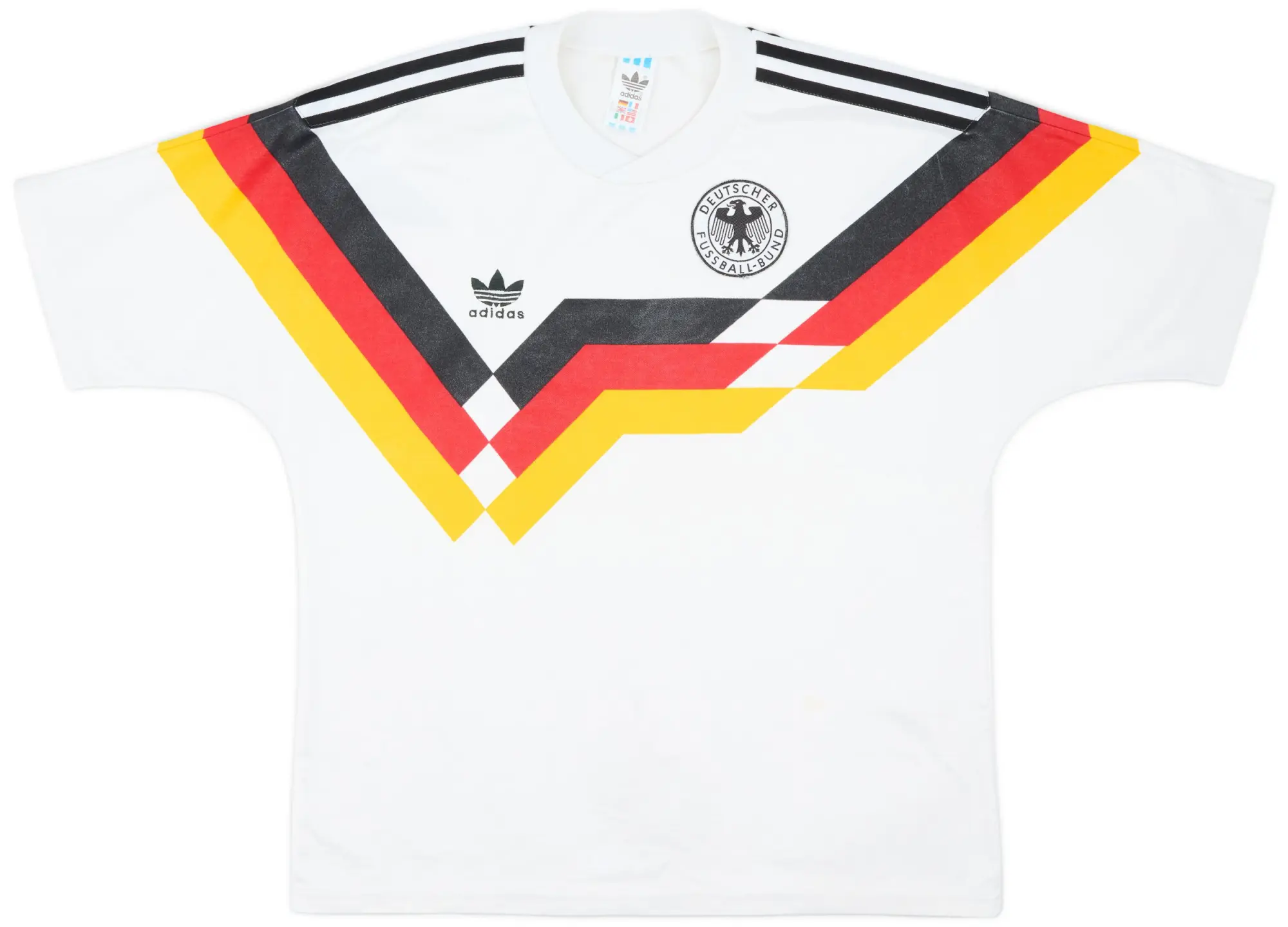 adidas 1988-90 West Germany Home Shirt - 9/10 - (M/L)