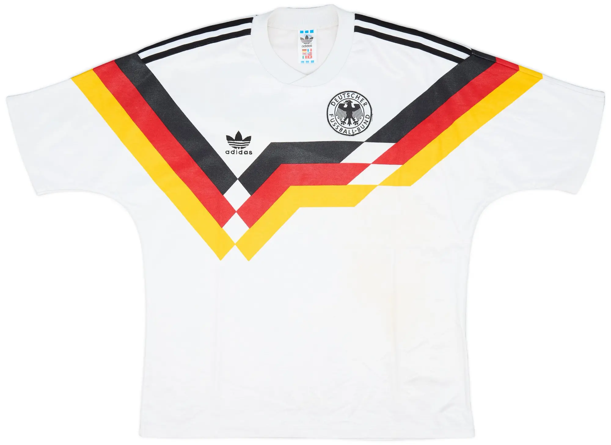 adidas 1988-90 West Germany Home Shirt - 8/10 - (M)