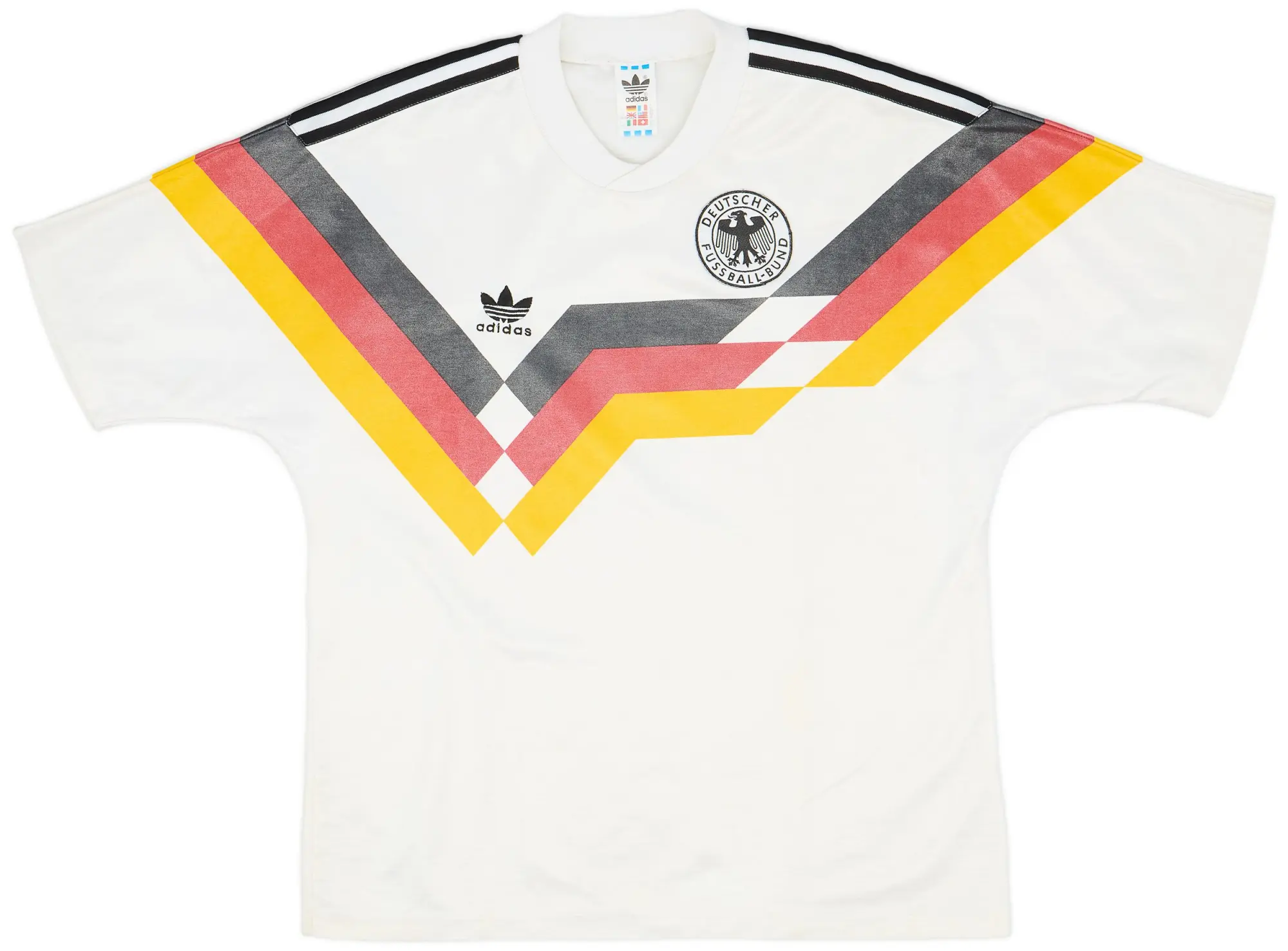 adidas 1988-90 West Germany Home Shirt - 8/10 - (M)