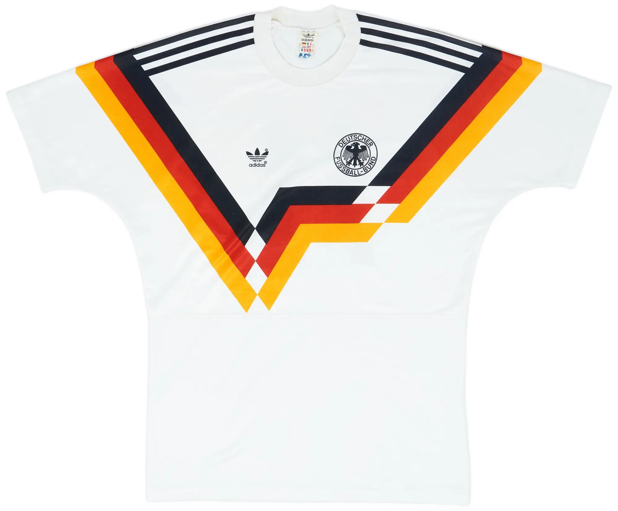 adidas 1988-90 West Germany Home Shirt #11 - 7/10 - (L)