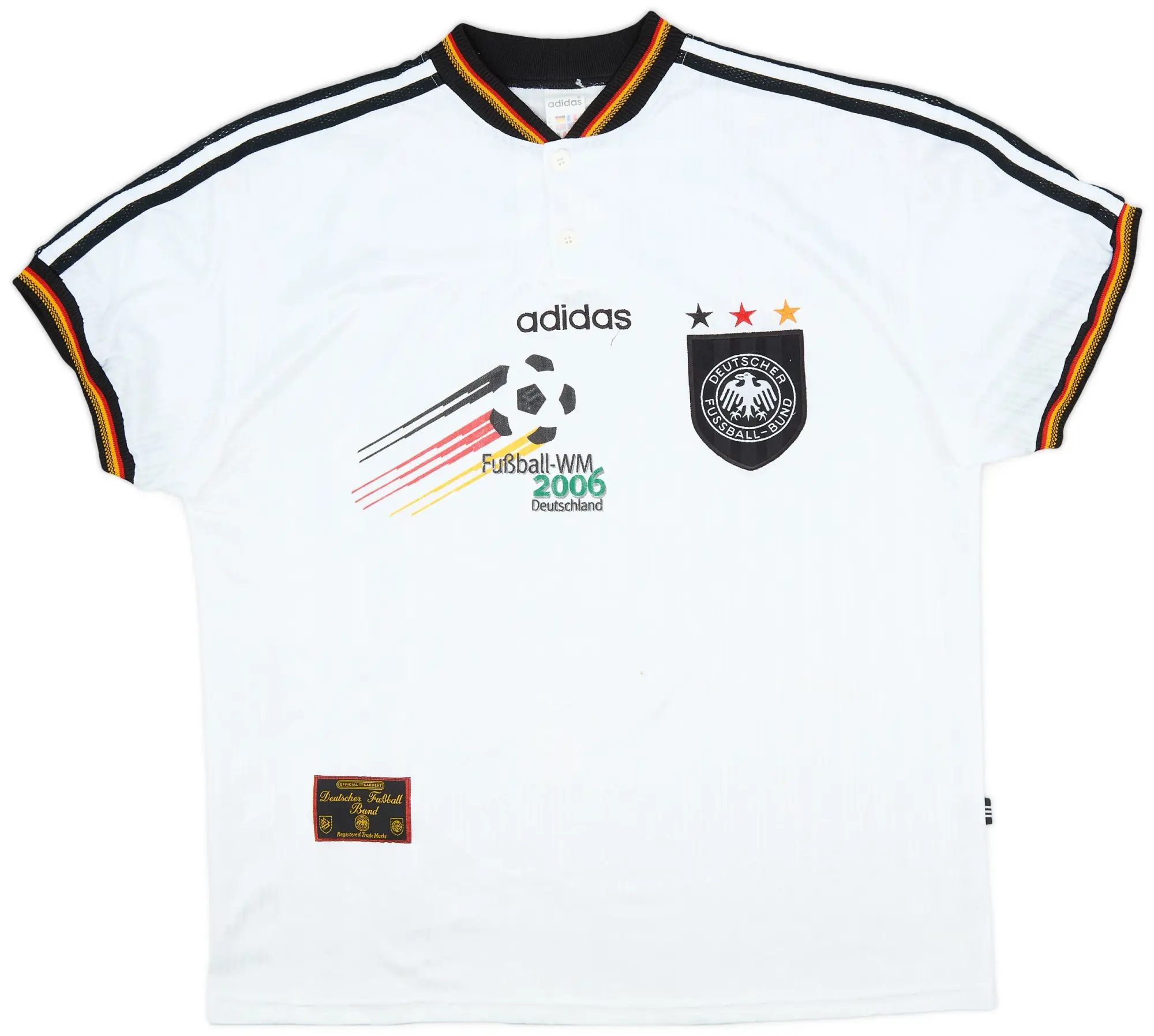 adidas 1996-98 Germany WM2006 Home Shirt - 6/10 - (XL)