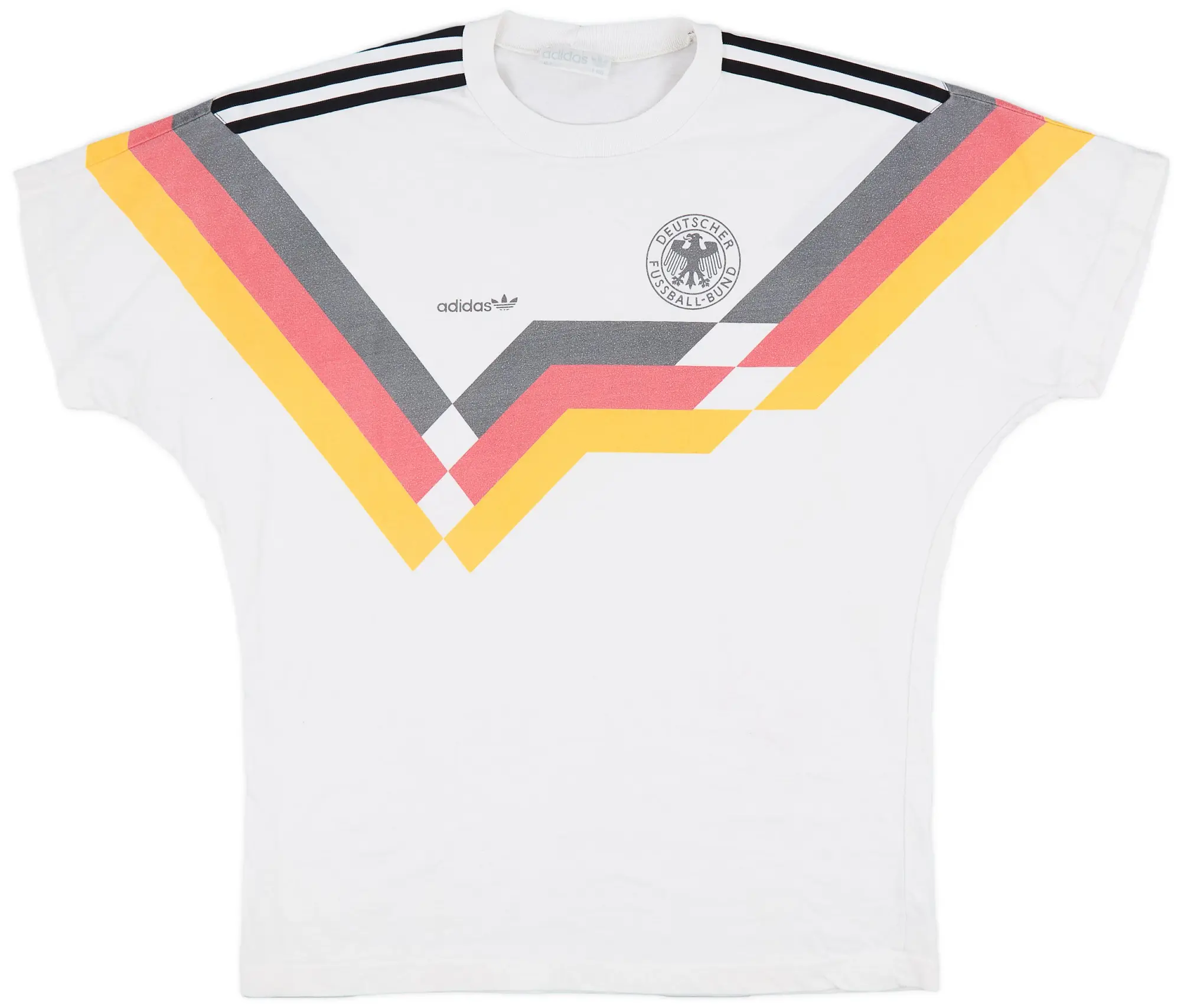 1990-92 Germany adidas Cotton Tee - 6/10 - (XL)