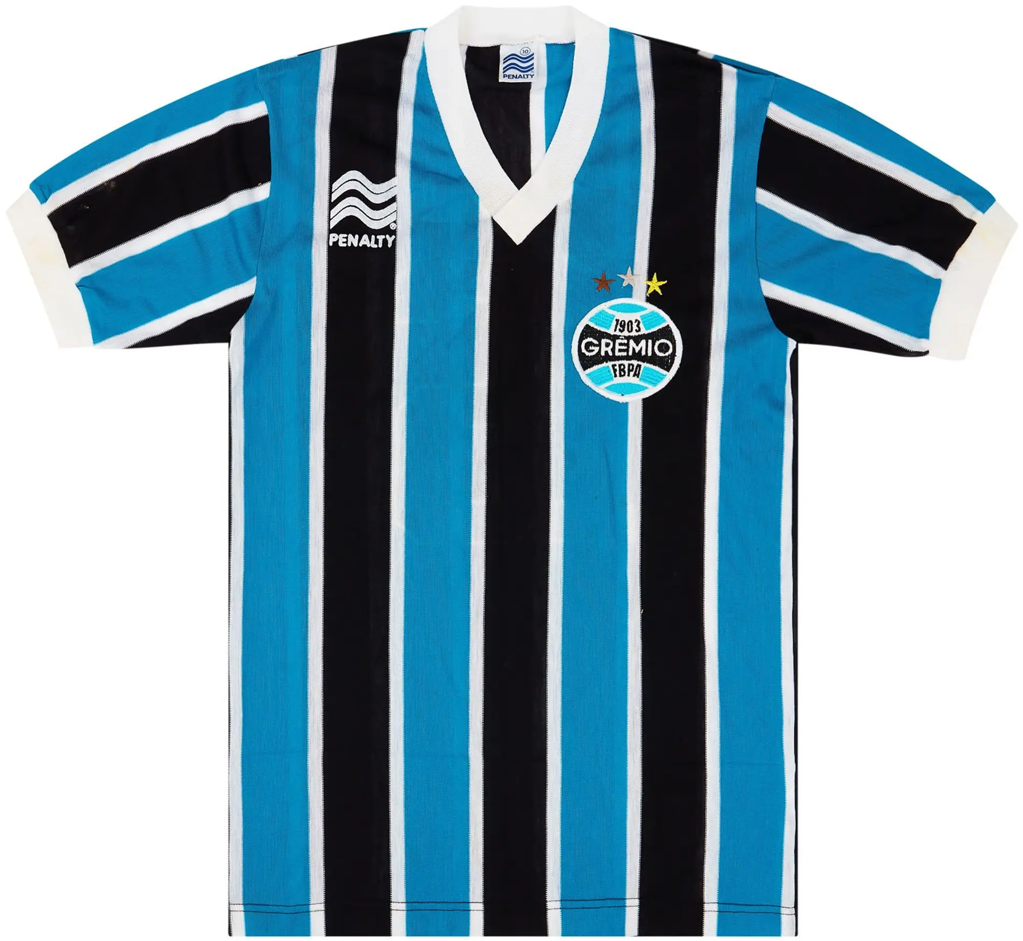 1986 Gremio Match Issue Home Shirt #16