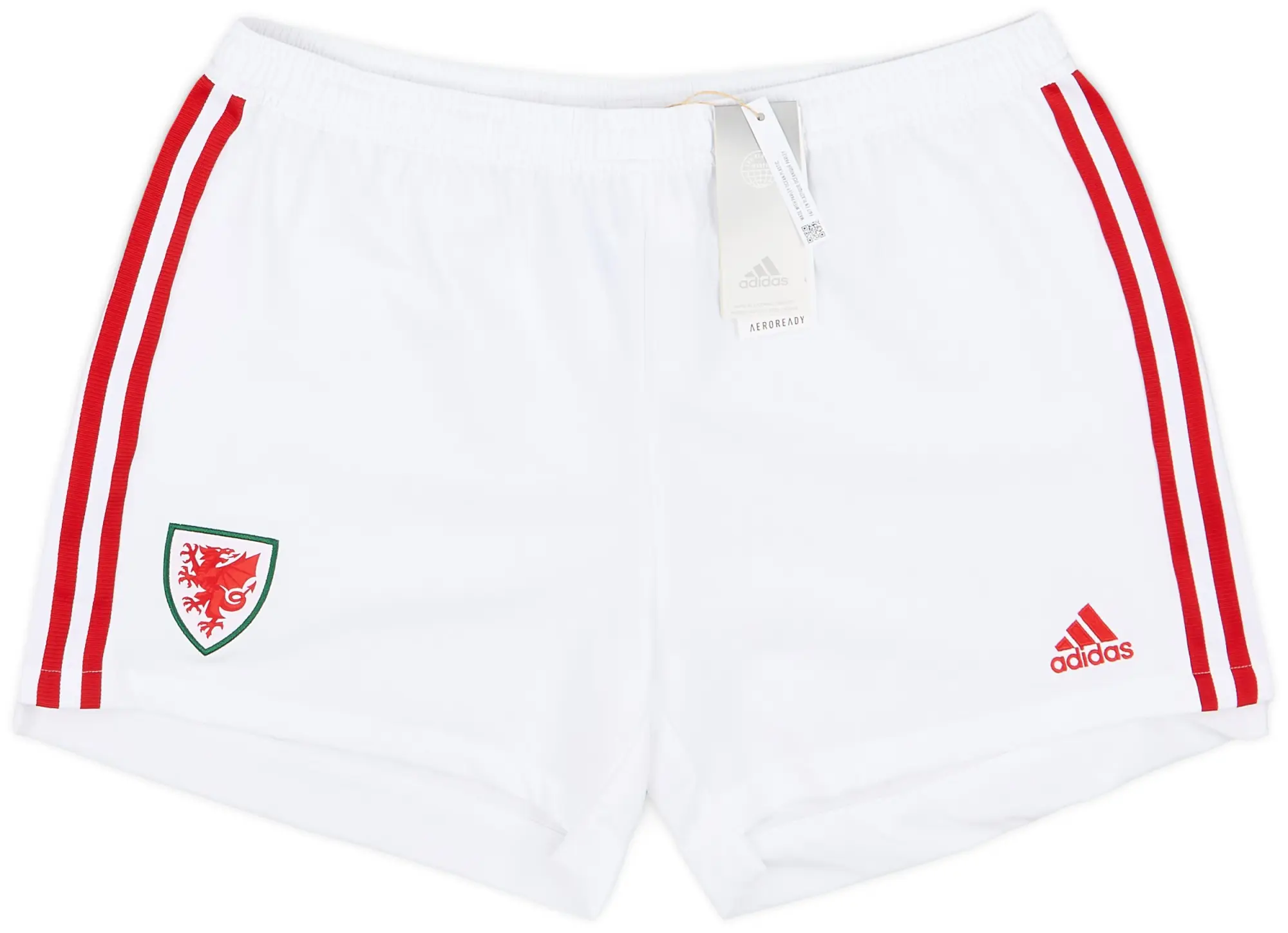 adidas 2018-19 Wales Women's Player Issue Home Shorts (S)