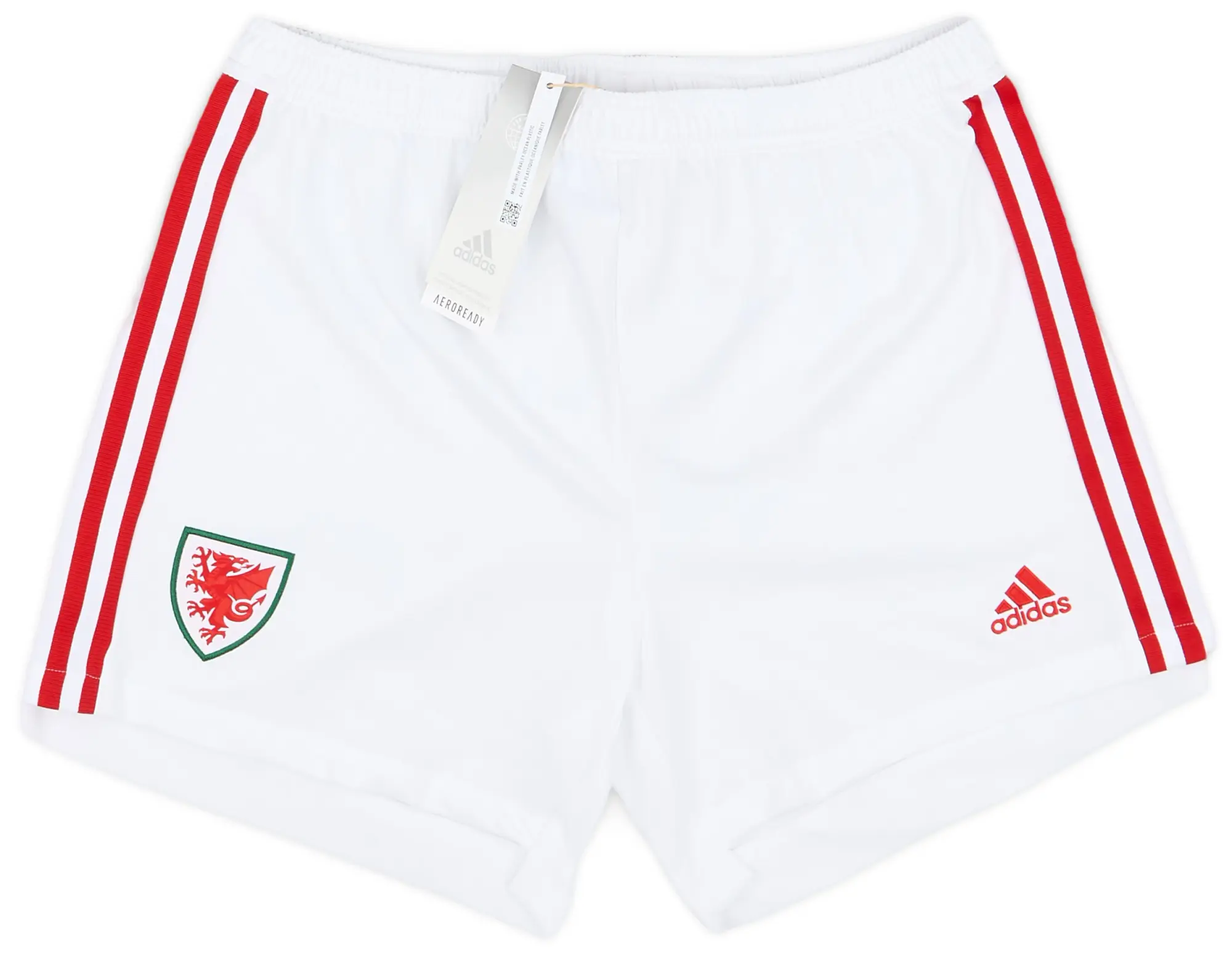 adidas 2018-19 Wales Women's Player Issue Home Shorts (S)