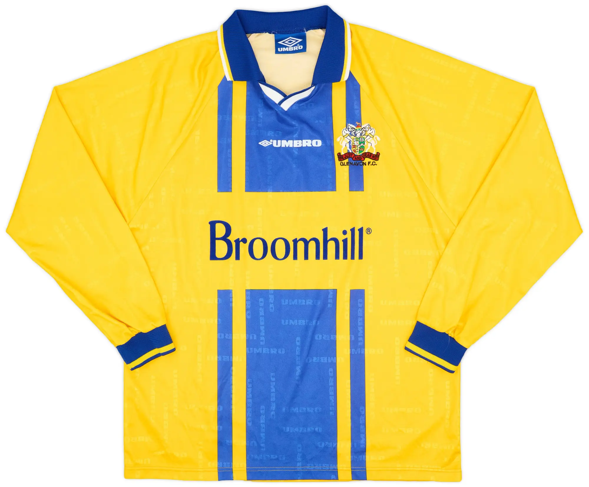 Umbro 1998-00 Glenavon Away L/S Shirt - 9/10 - (L)