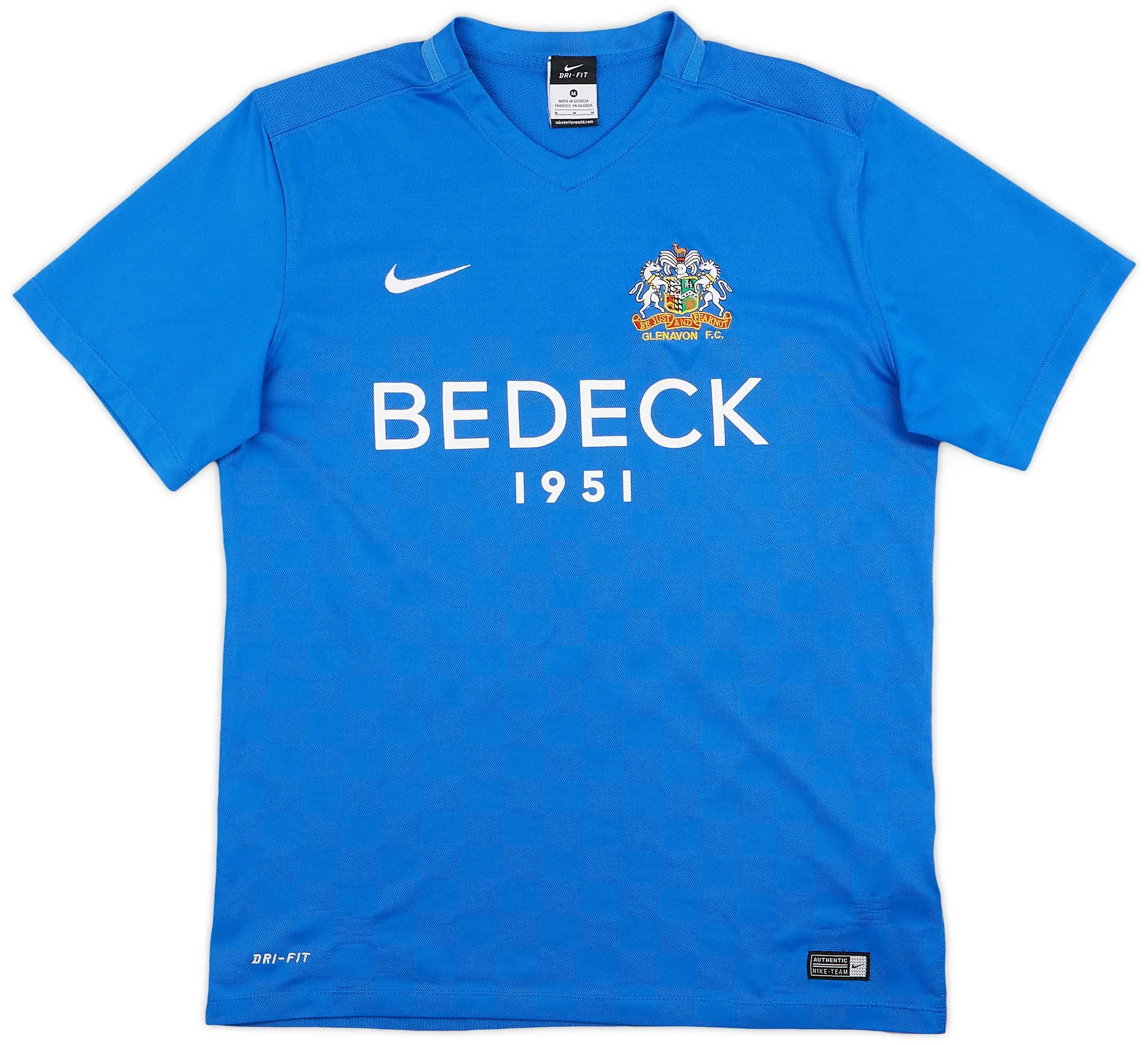 Nike 2015-16 Glenavon Home Shirt - 9/10 - (M)