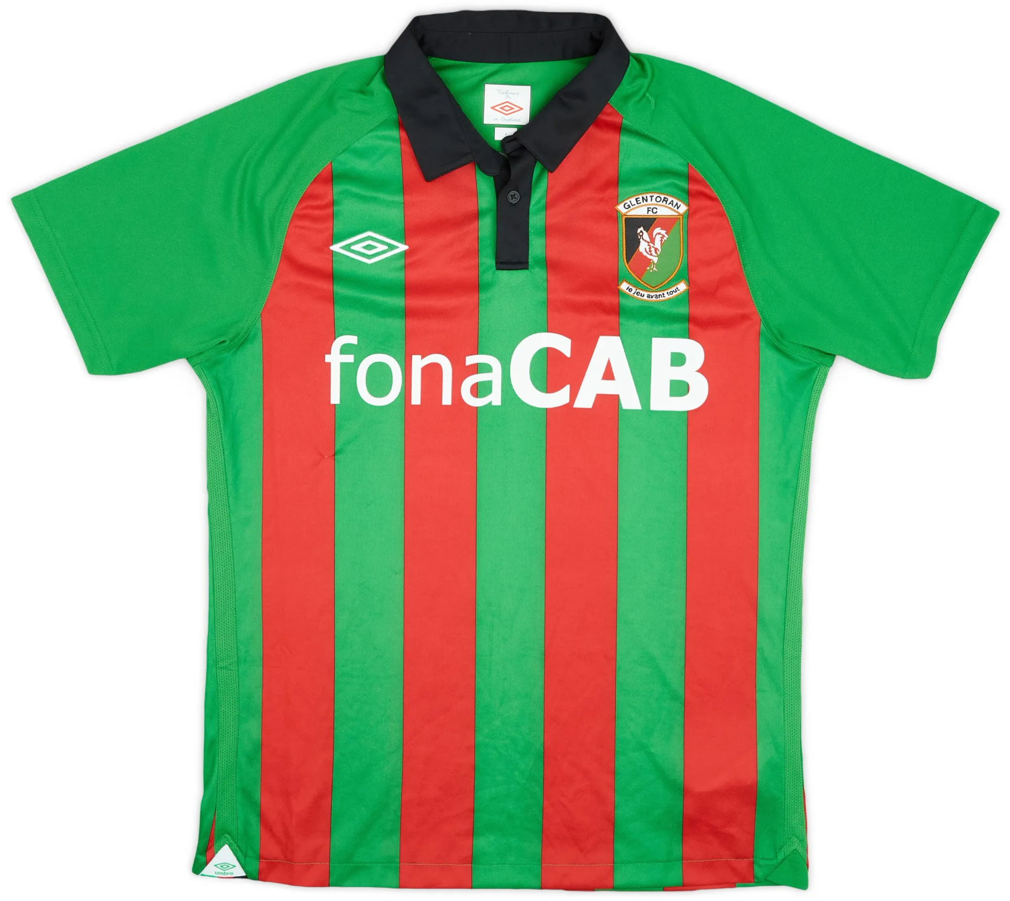 Umbro Glentoran Mens SS Home Shirt 2010/11