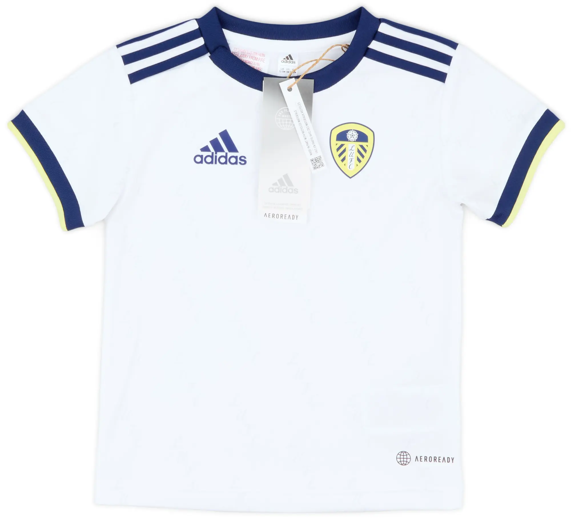 adidas 2022-23 Leeds United Home Shirt & Shorts Kit (18 Months)