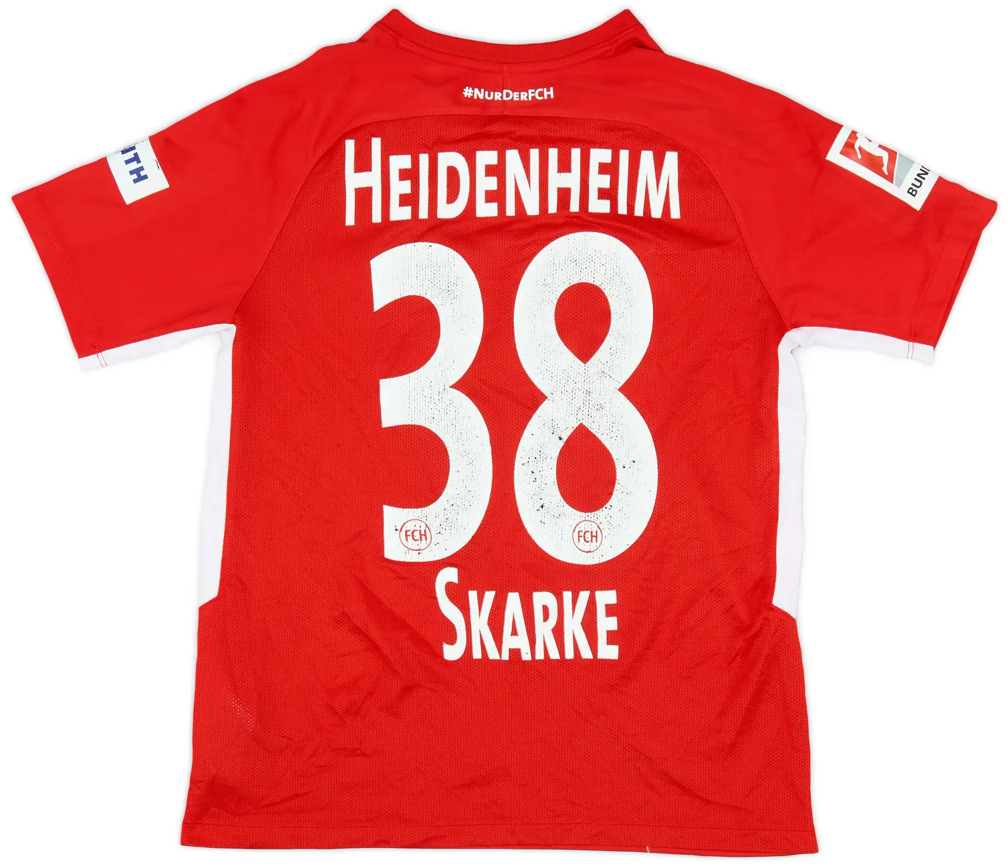 Nike 2018-19 Heidenheim Home Shirt Skarke #38 - 6/10 - (XL.Boys)