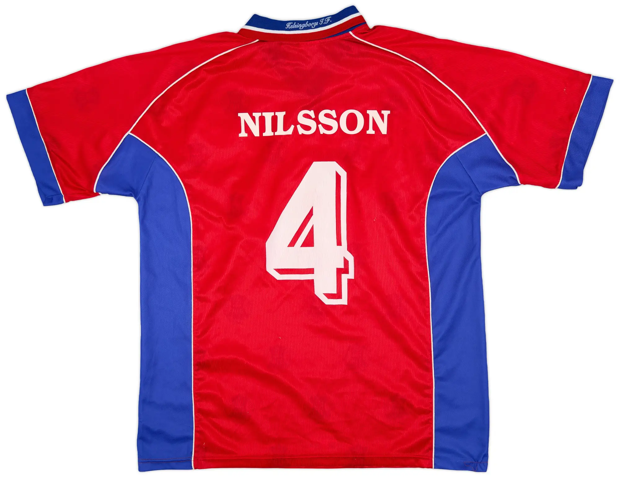 Puma 1999-00 Helsingborg Home Shirt Nilsson #4 - 9/10 - (XL)