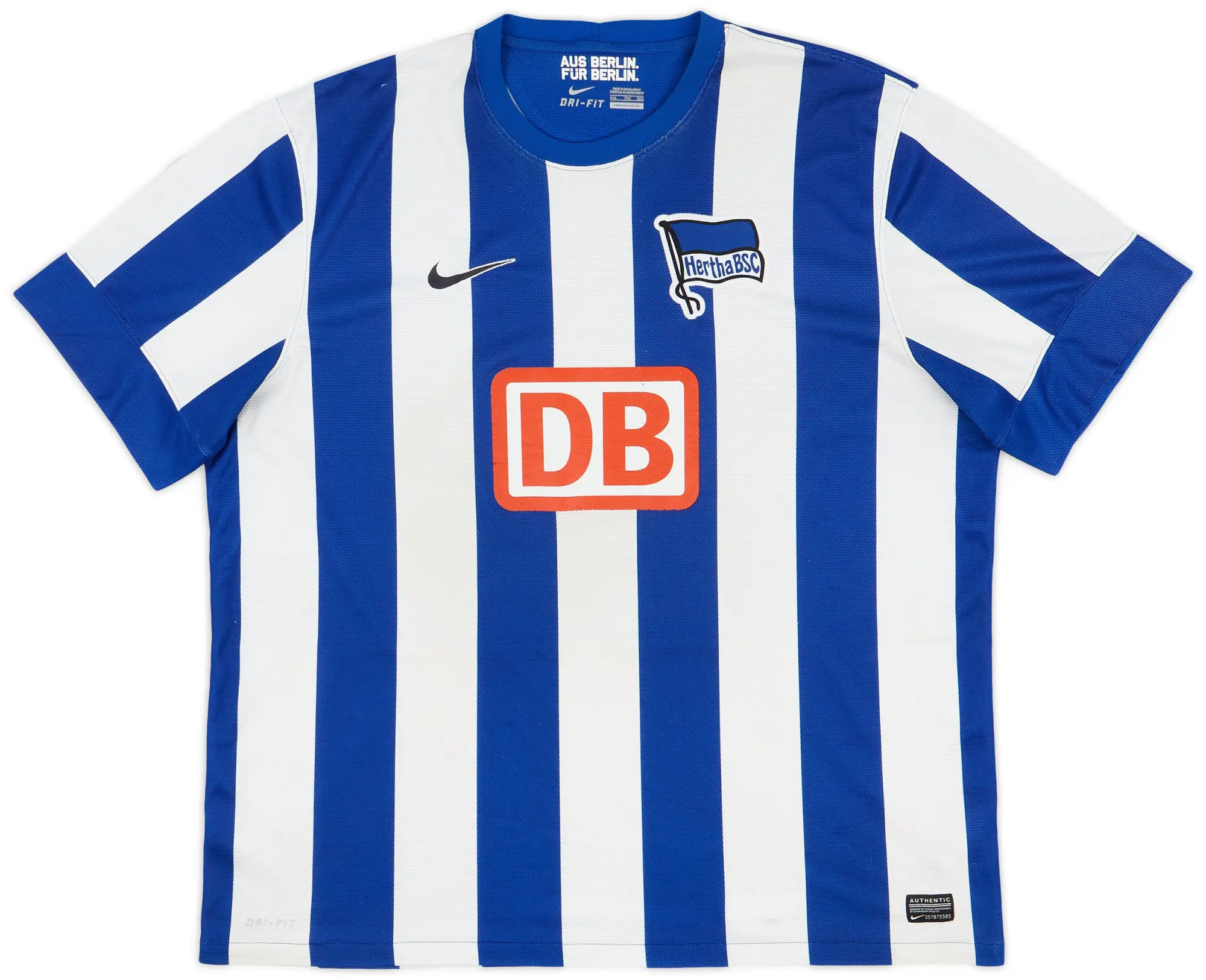 Nike 2012-13 Hertha Berlin Home Shirt - 6/10 - (XXL)