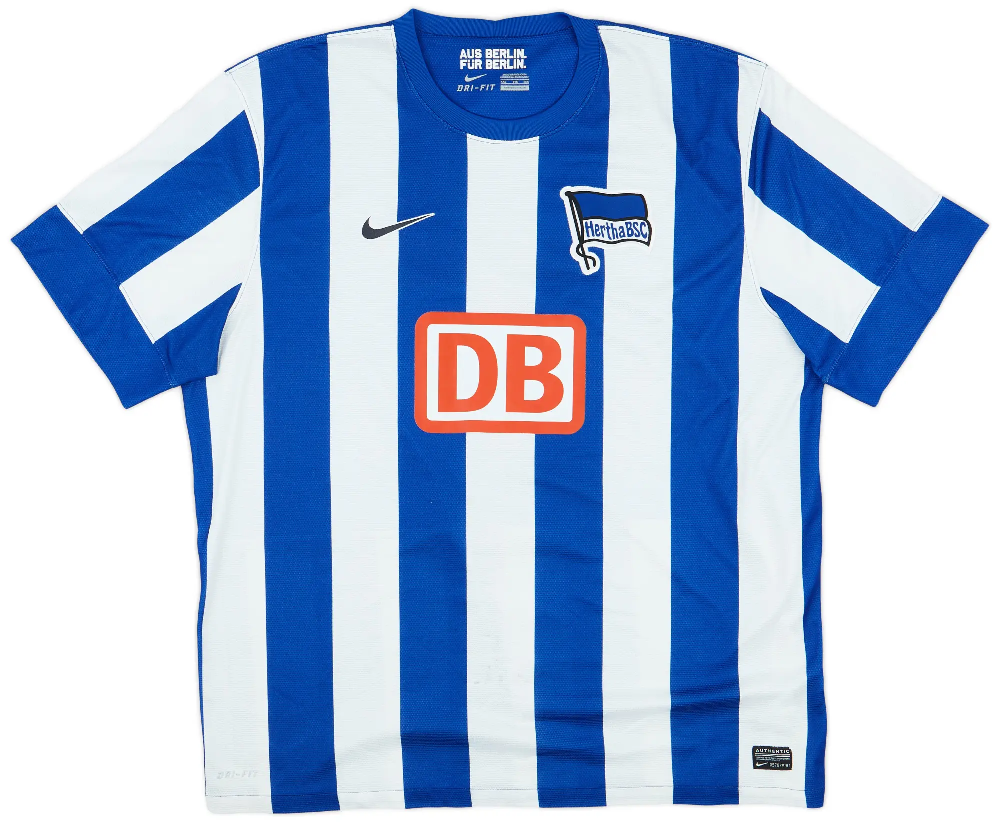 Nike 2012-13 Hertha Berlin Home Shirt - 6/10 - (XXL)
