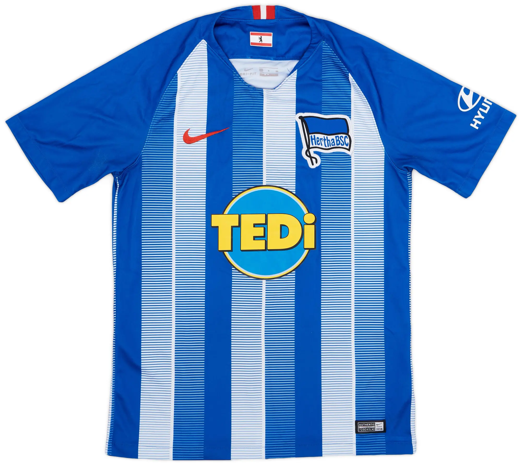 Nike 2018-19 Hertha Berlin Home Shirt - 8/10 - (S)