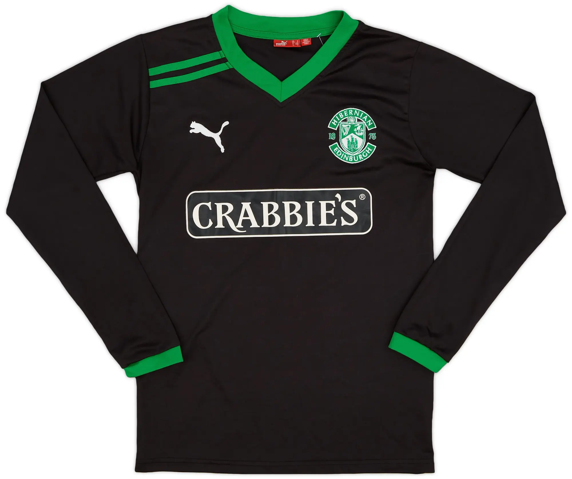 Puma 2011-12 Hibernian Away L/S Shirt - 8/10 - (S)