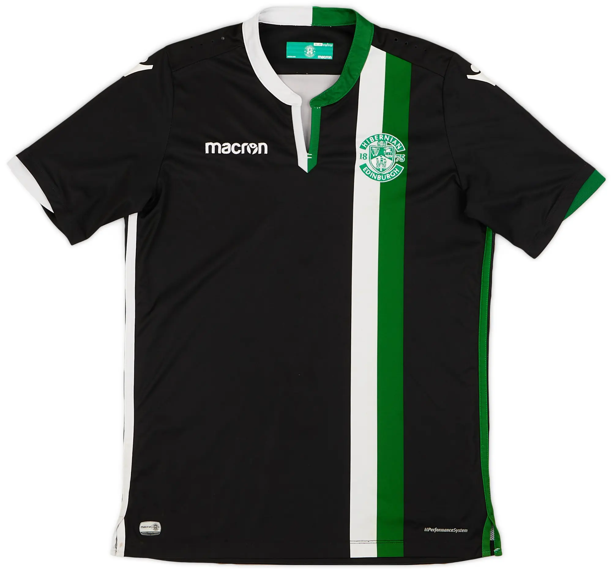 Macron 2017-18 Hibernian Away Shirt - 7/10 - (XL.Boys)