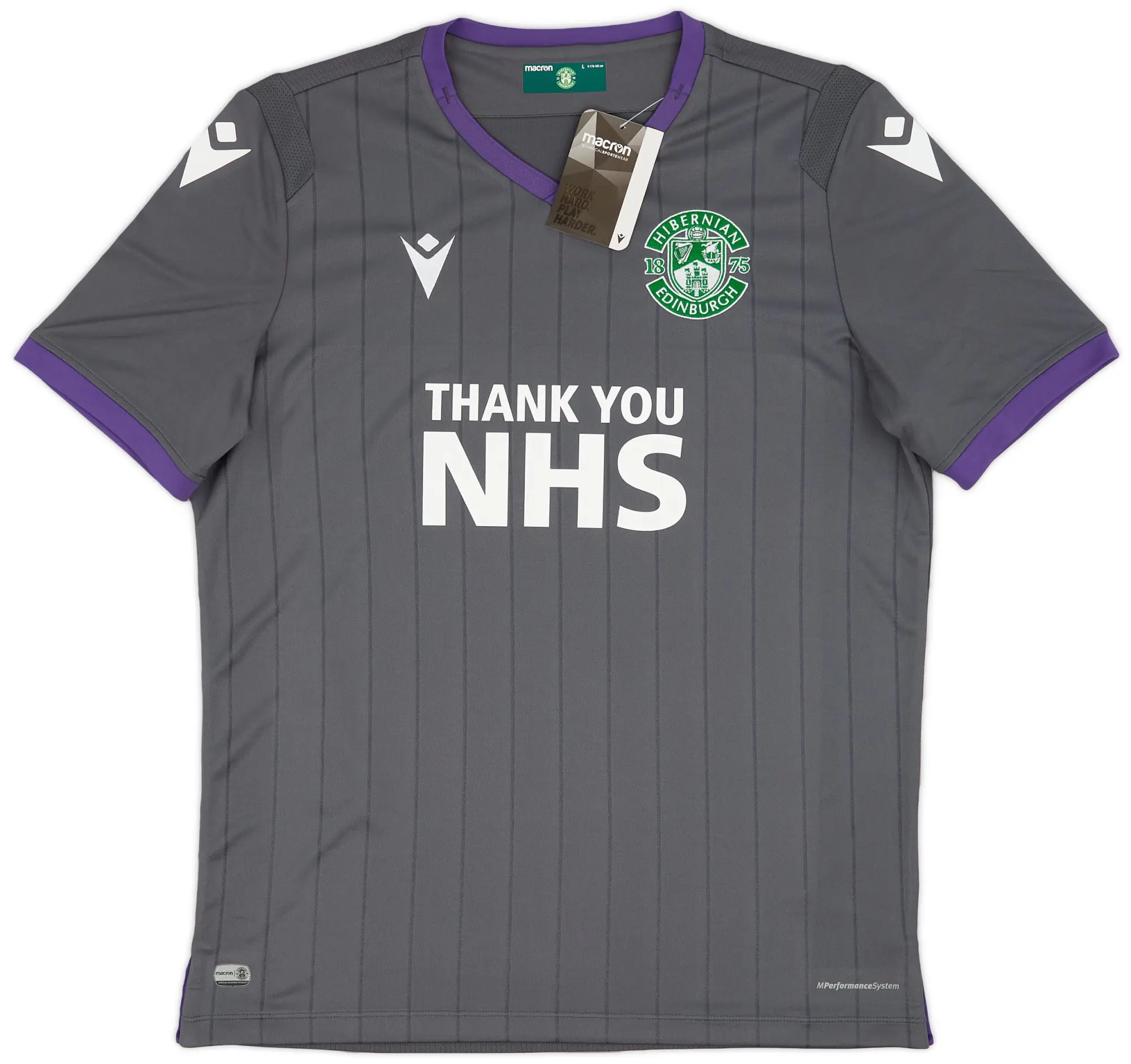 Macron 2020-21 Hibernian Away Shirt (L)