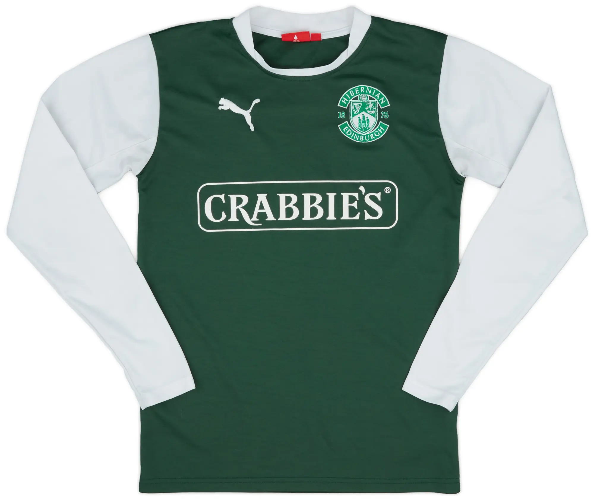 Puma 2012-13 Hibernian Home L/S Shirt - 7/10 - (S)