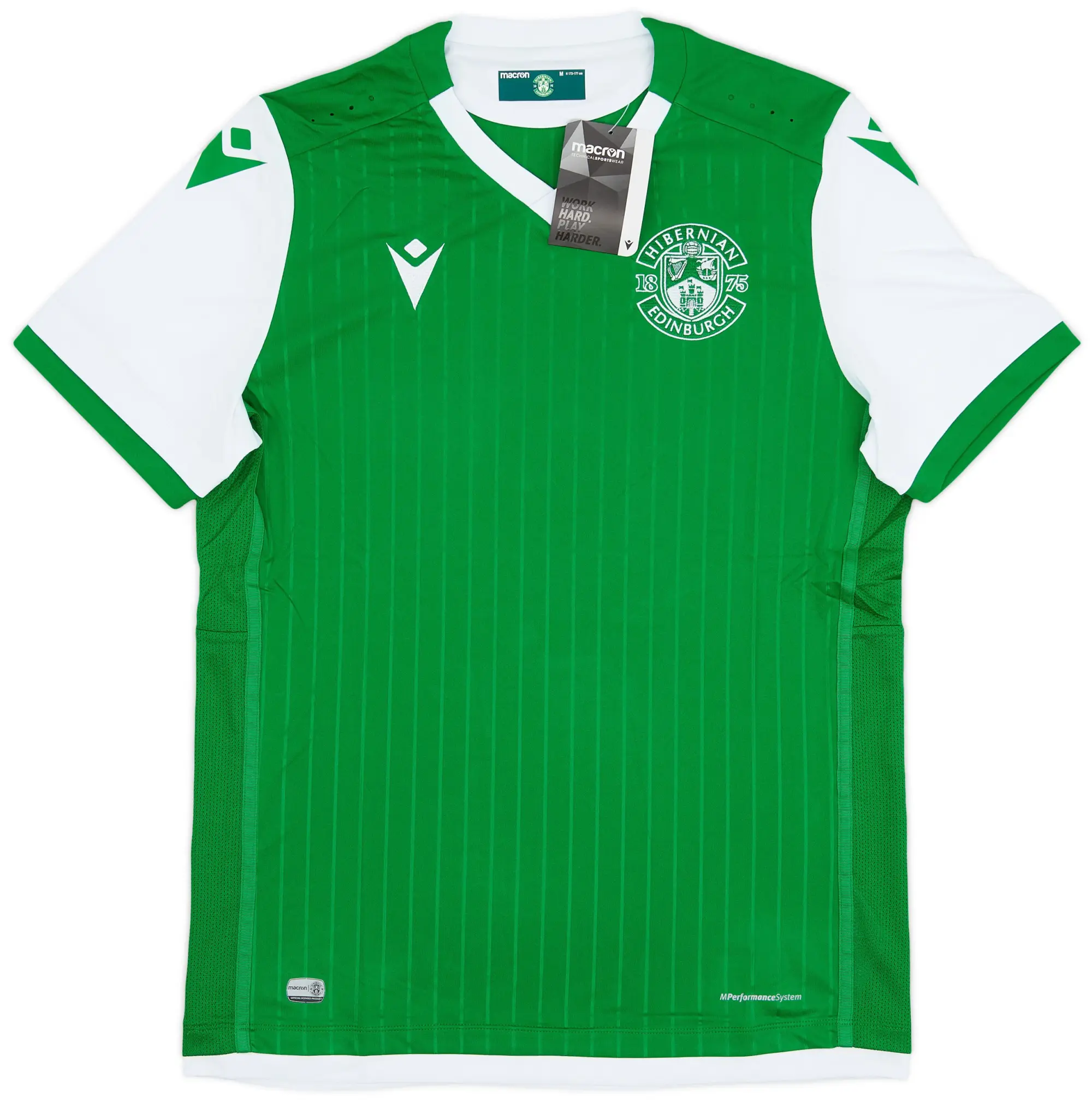 Macron 2019-20 Hibernian Home Shirt (M)