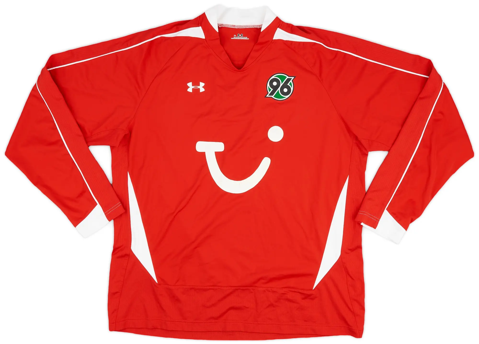 Under Armour 2008-09 Hannover 96 Home L/S Shirt - 6/10 - (XL)