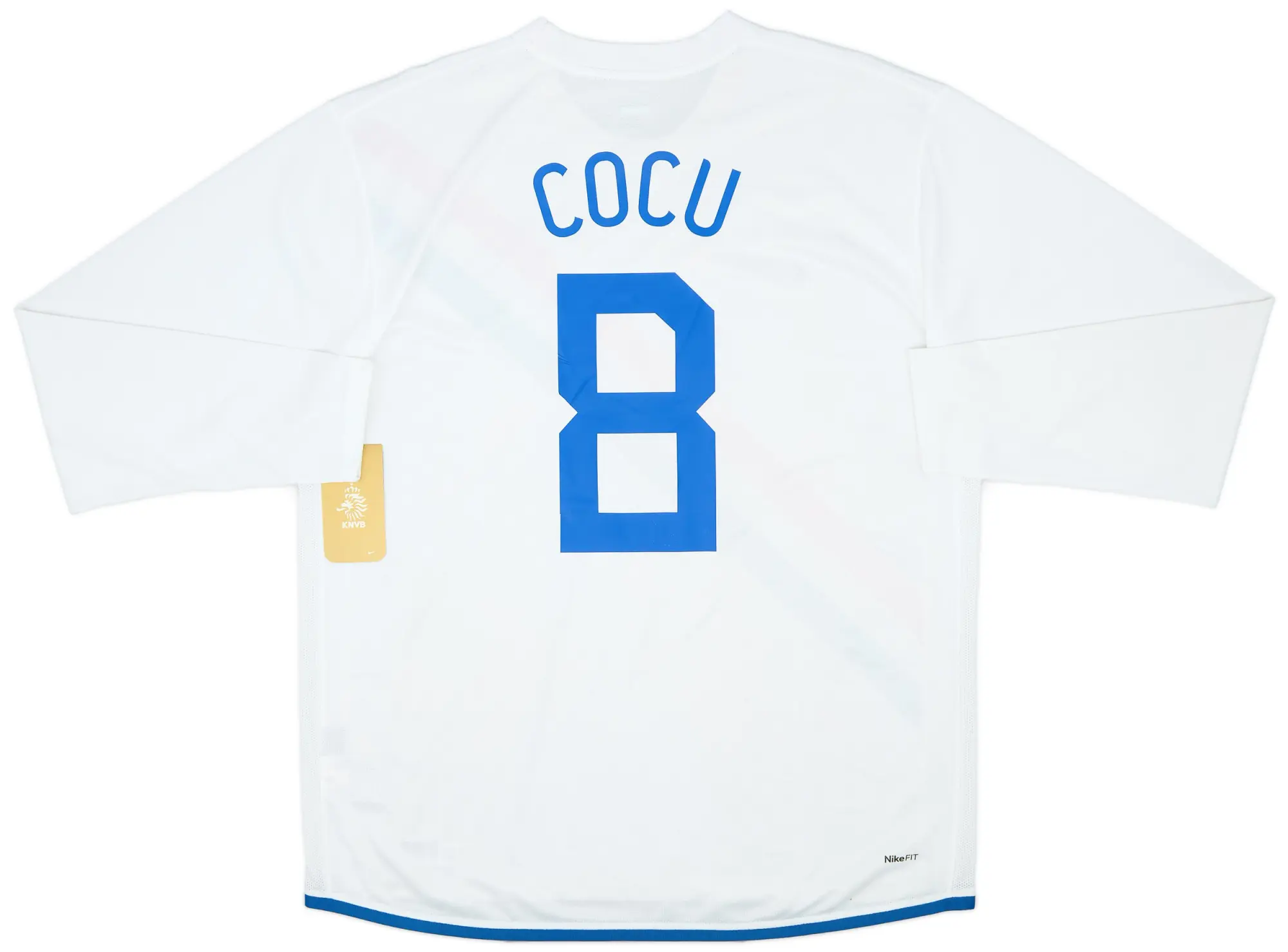 Nike 2006-08 Netherlands Away L/S Shirt Cocu #8 (XL)