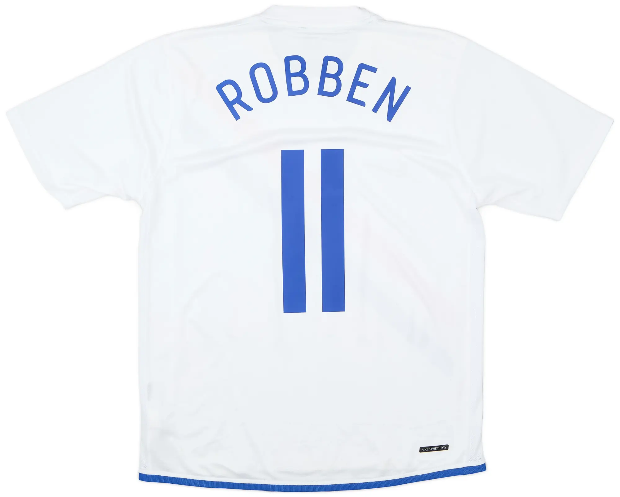 Nike 2006-08 Netherlands Away Shirt Robben #11 - 7/10 - (S)