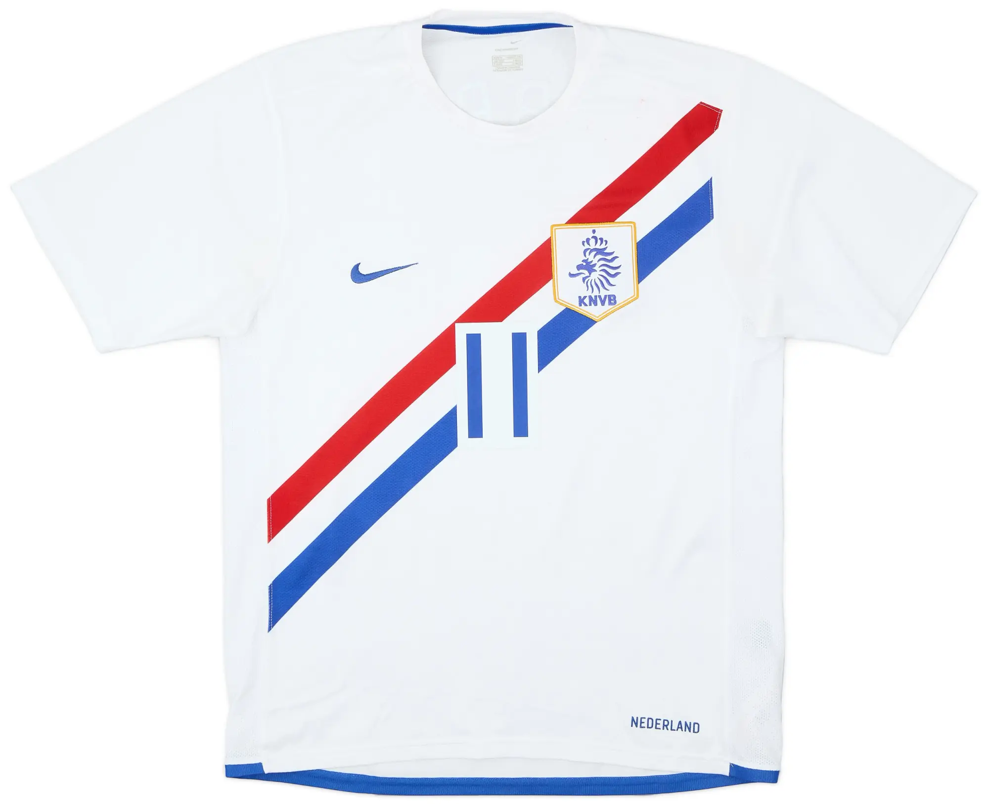 Nike 2006-08 Netherlands Away Shirt Robben #11 - 7/10 - (S)