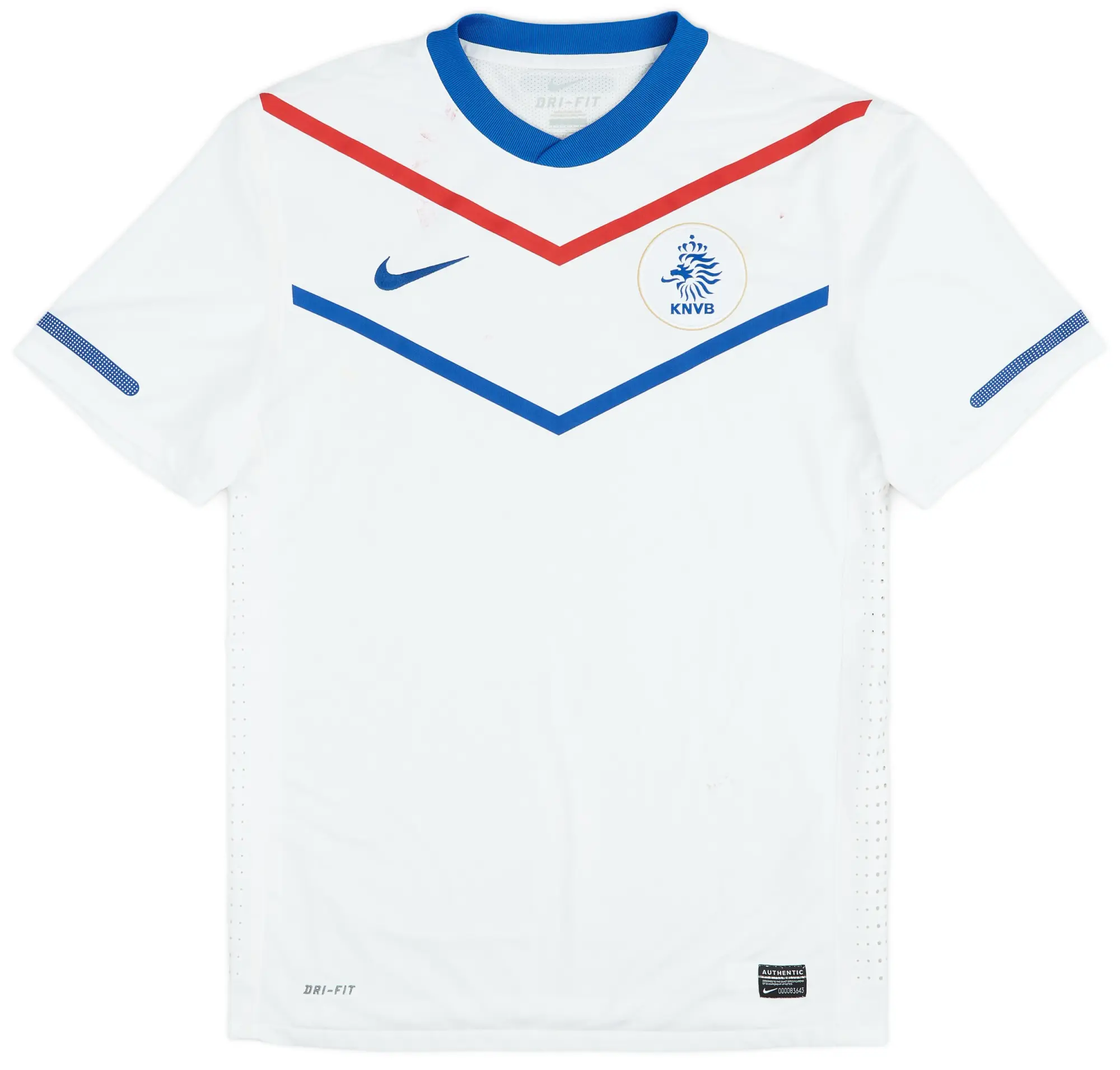 Nike 2010-11 Netherlands Authentic Away Shirt - 5/10 - (L)
