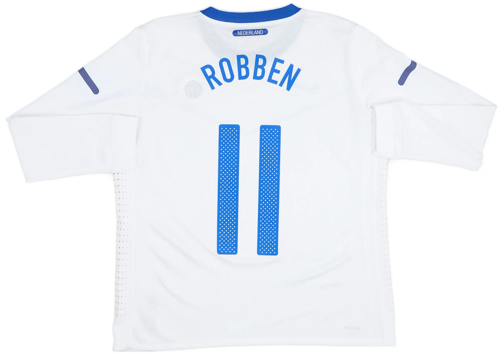 Nike 2010-11 Netherlands Player Issue Away L/S Shirt Robben #11 - 6/10 - (XL)