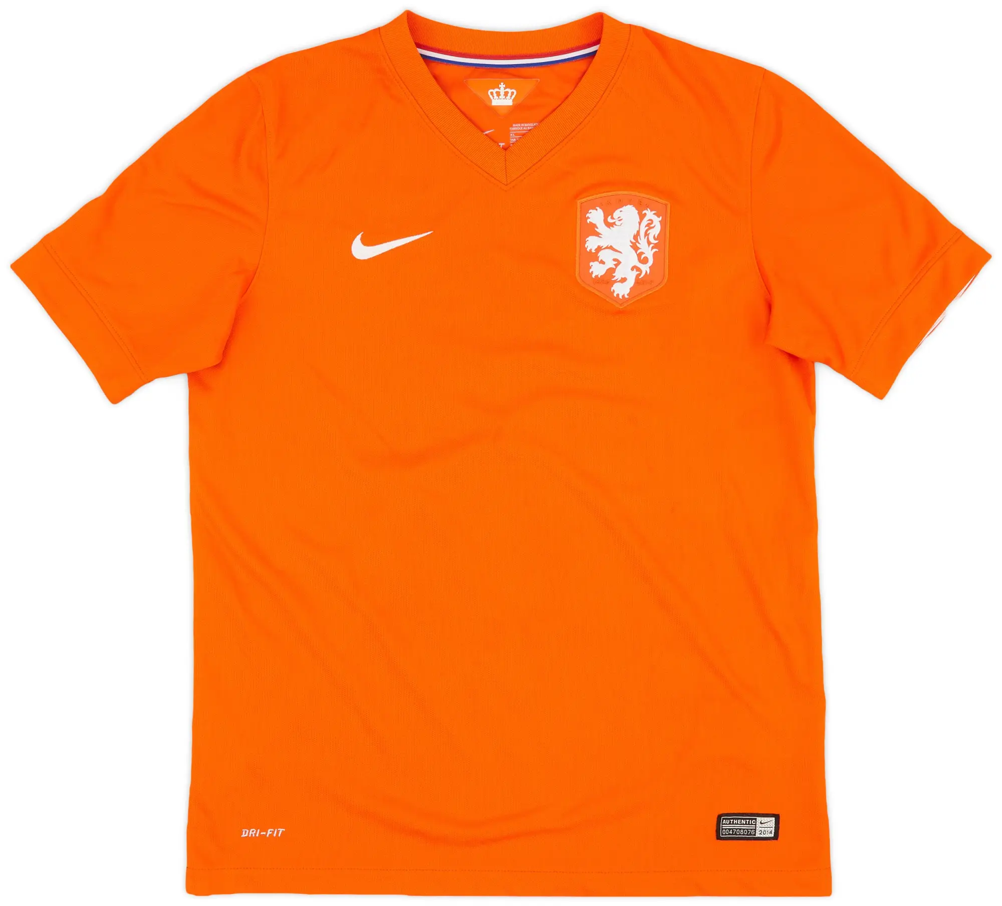 Nike 2014-15 Netherlands Home Shirt - 9/10 - (XL.Boys)