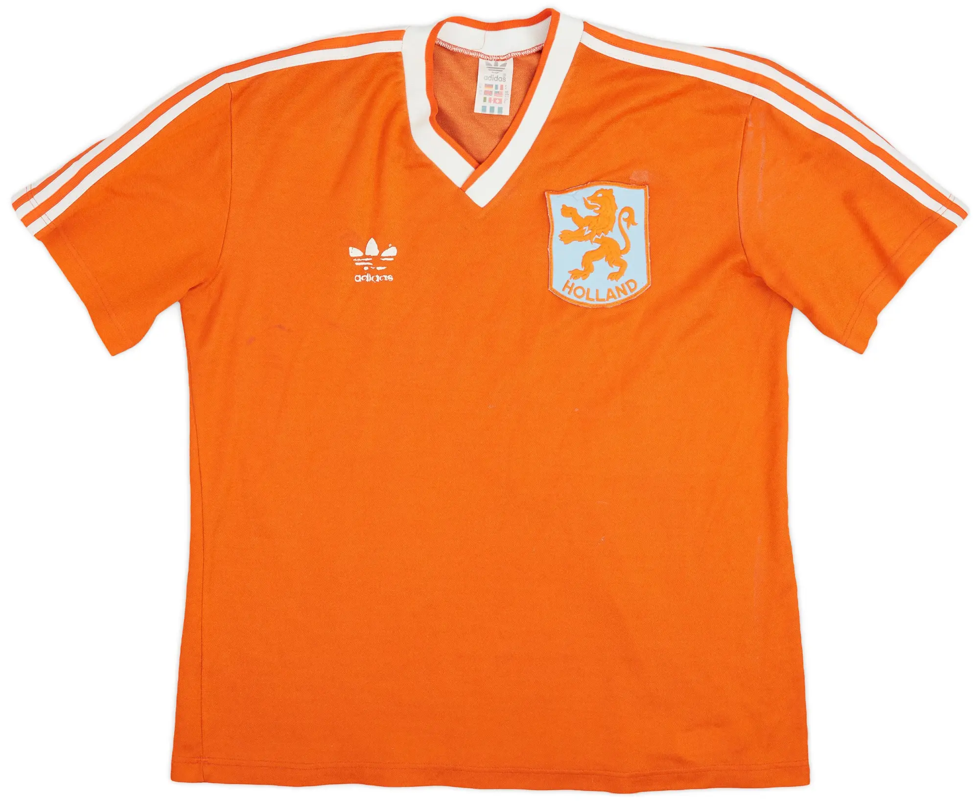 adidas 1985-88 Netherlands Home Shirt - 5/10 - (M)