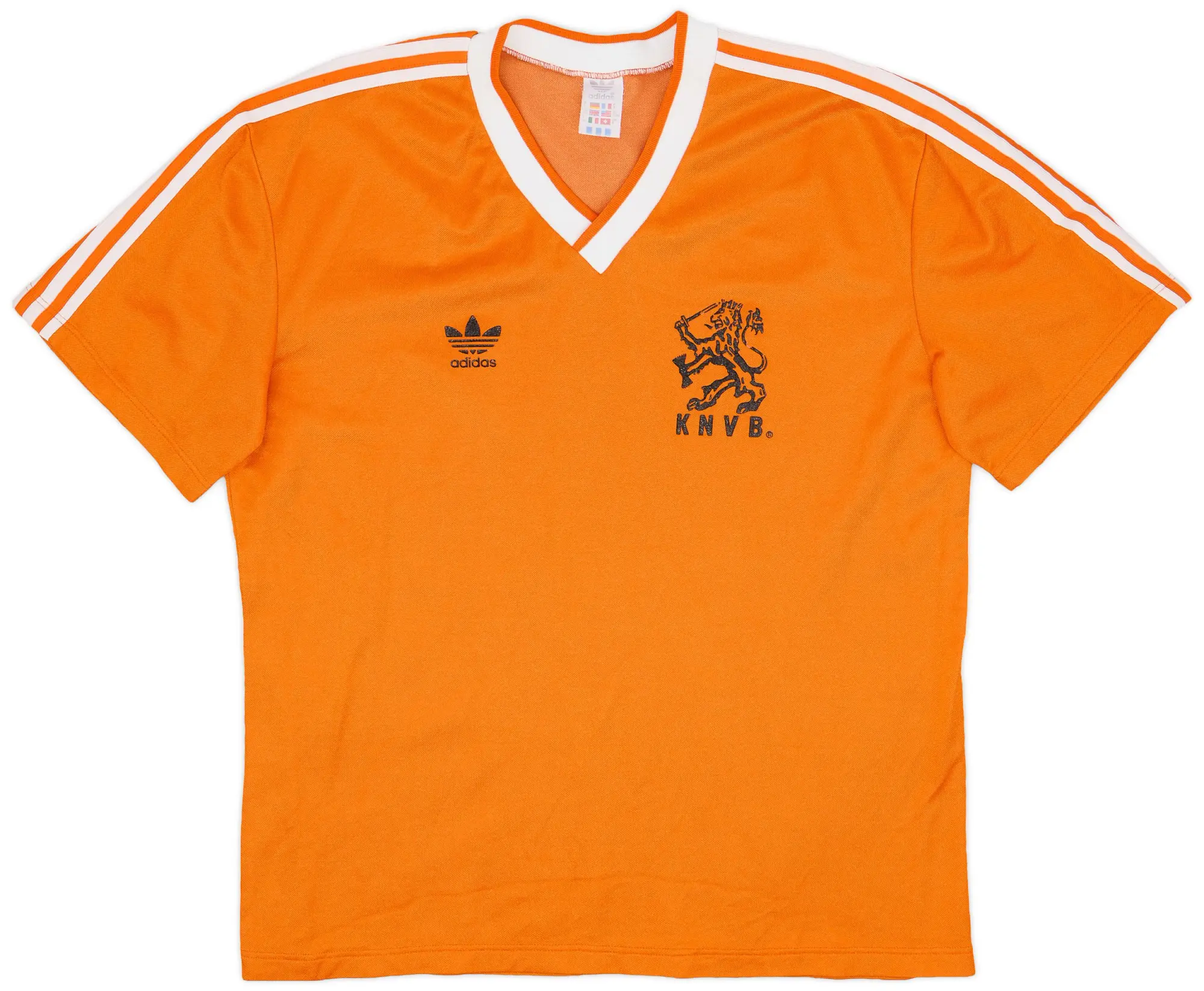 adidas 1985-88 Netherlands Home Shirt - 8/10 - (L)