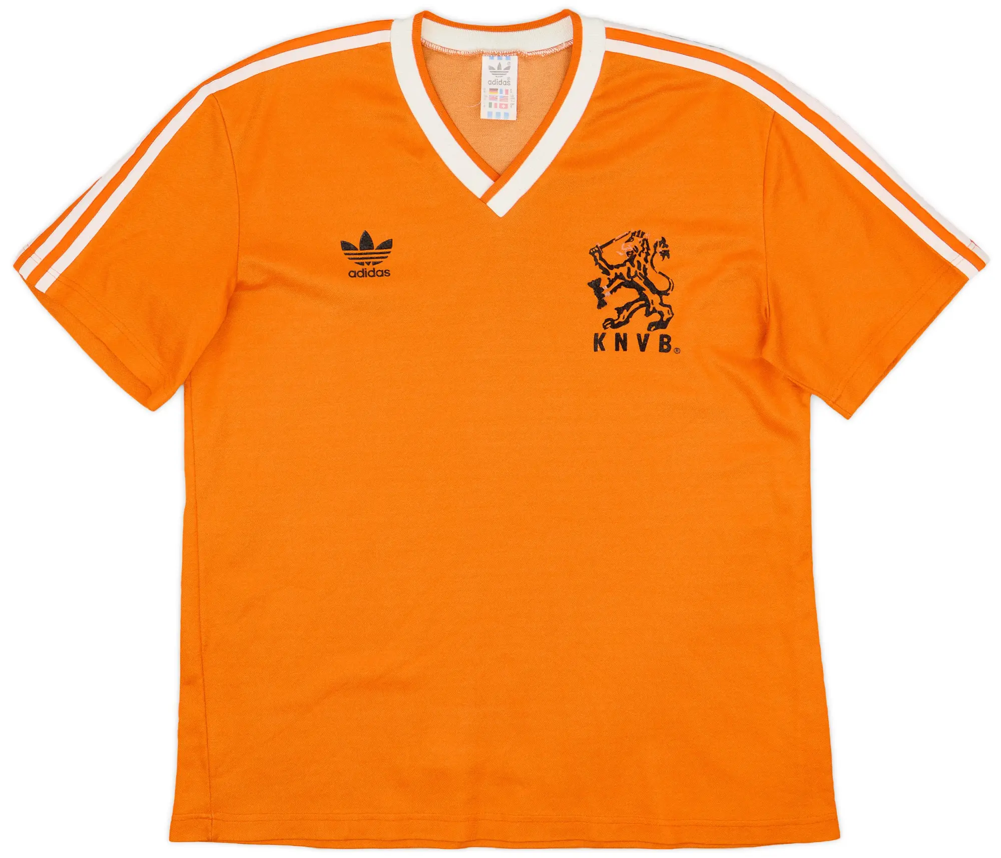 adidas 1985-88 Netherlands Home Shirt - 6/10 - (M)