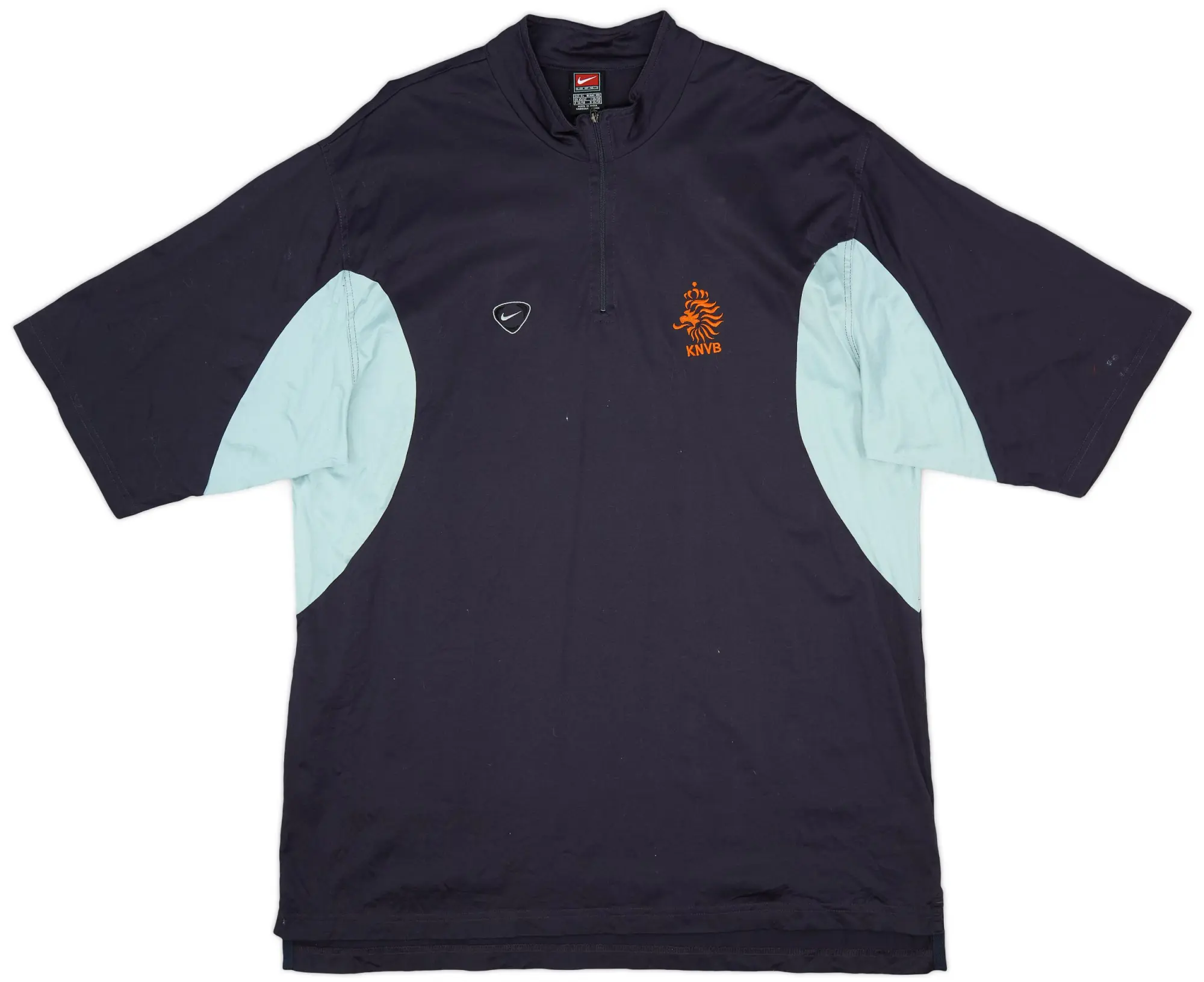 2002-04 Netherlands Nike 1/4 Zip Training Top - 8/10 - (XL)