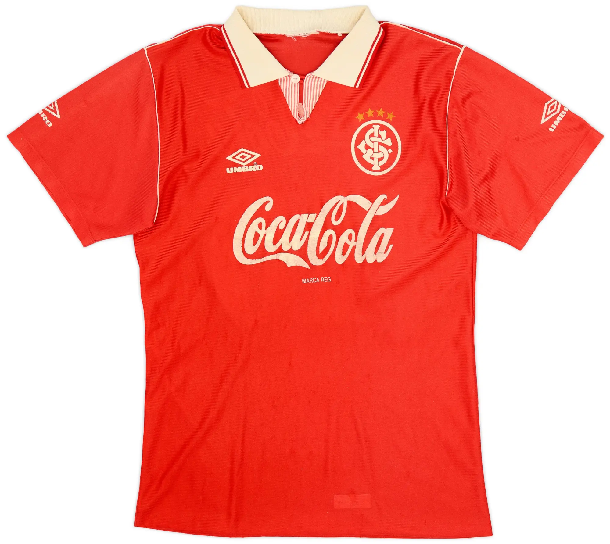 Umbro 1993 Internacional Home Shirt #10 - 6/10 - (L)