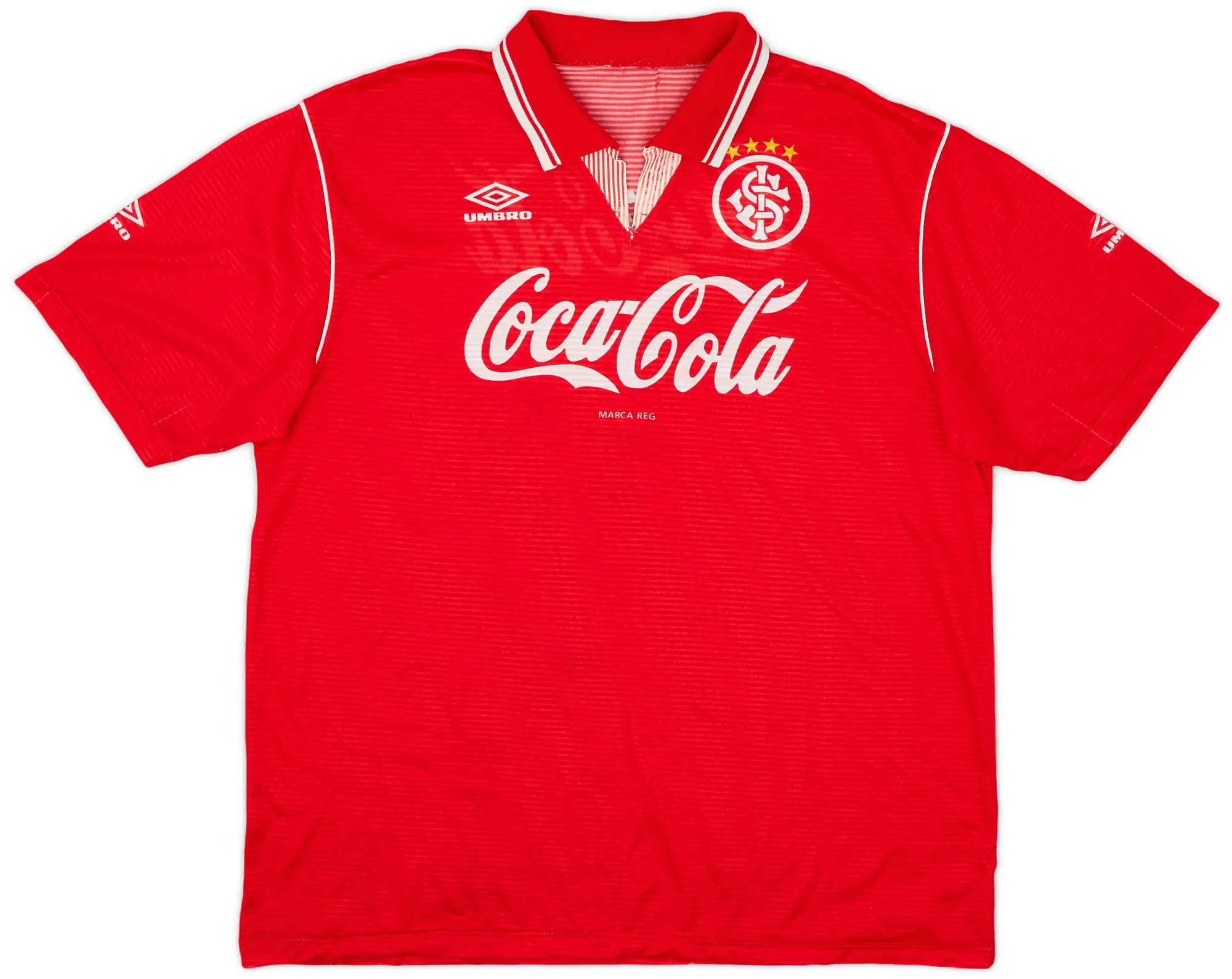 Umbro 1993 Internacional Home Shirt - 7/10 - (XL)