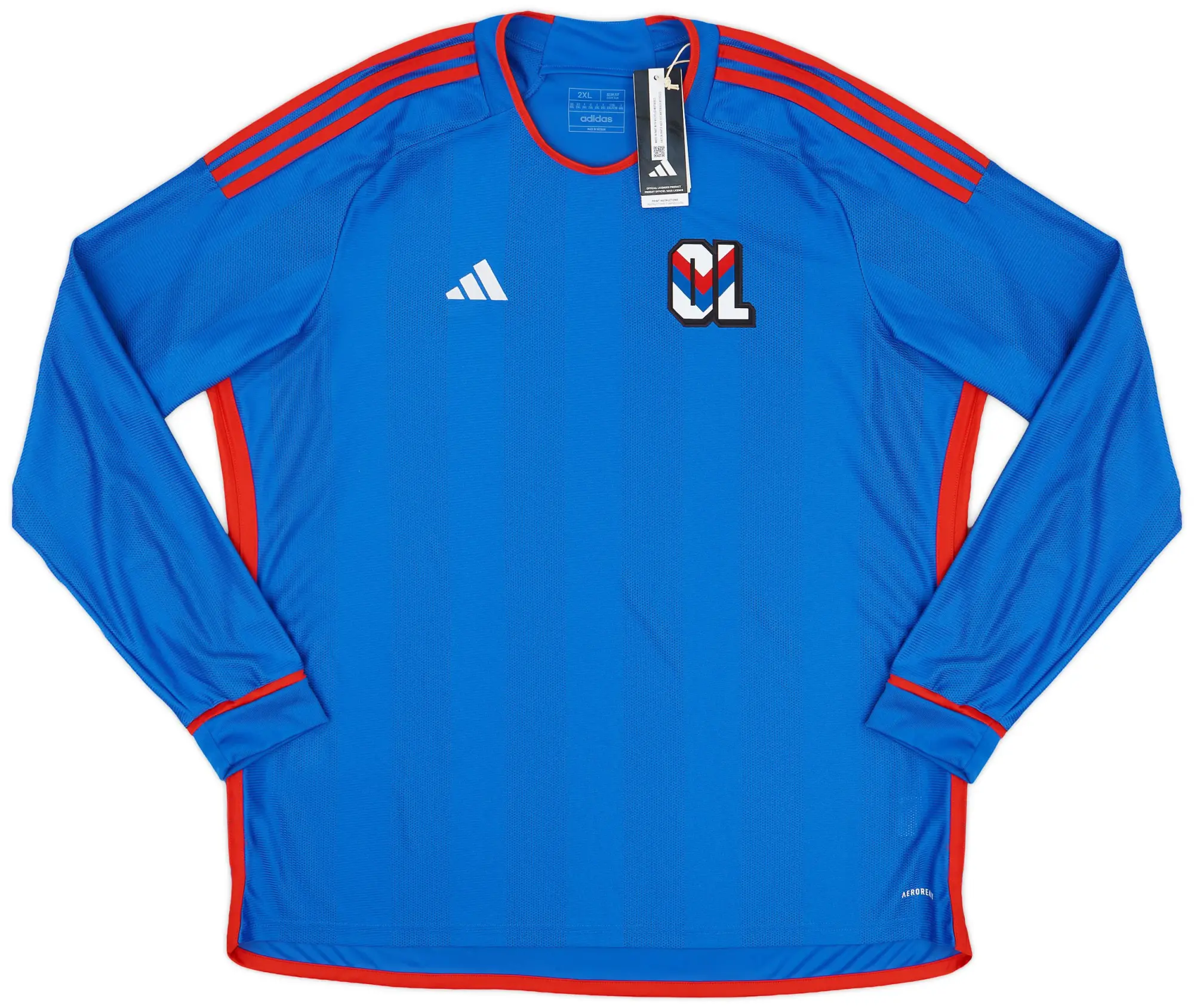 adidas 2023-24 Lyon Away L/S Shirt (XXL)