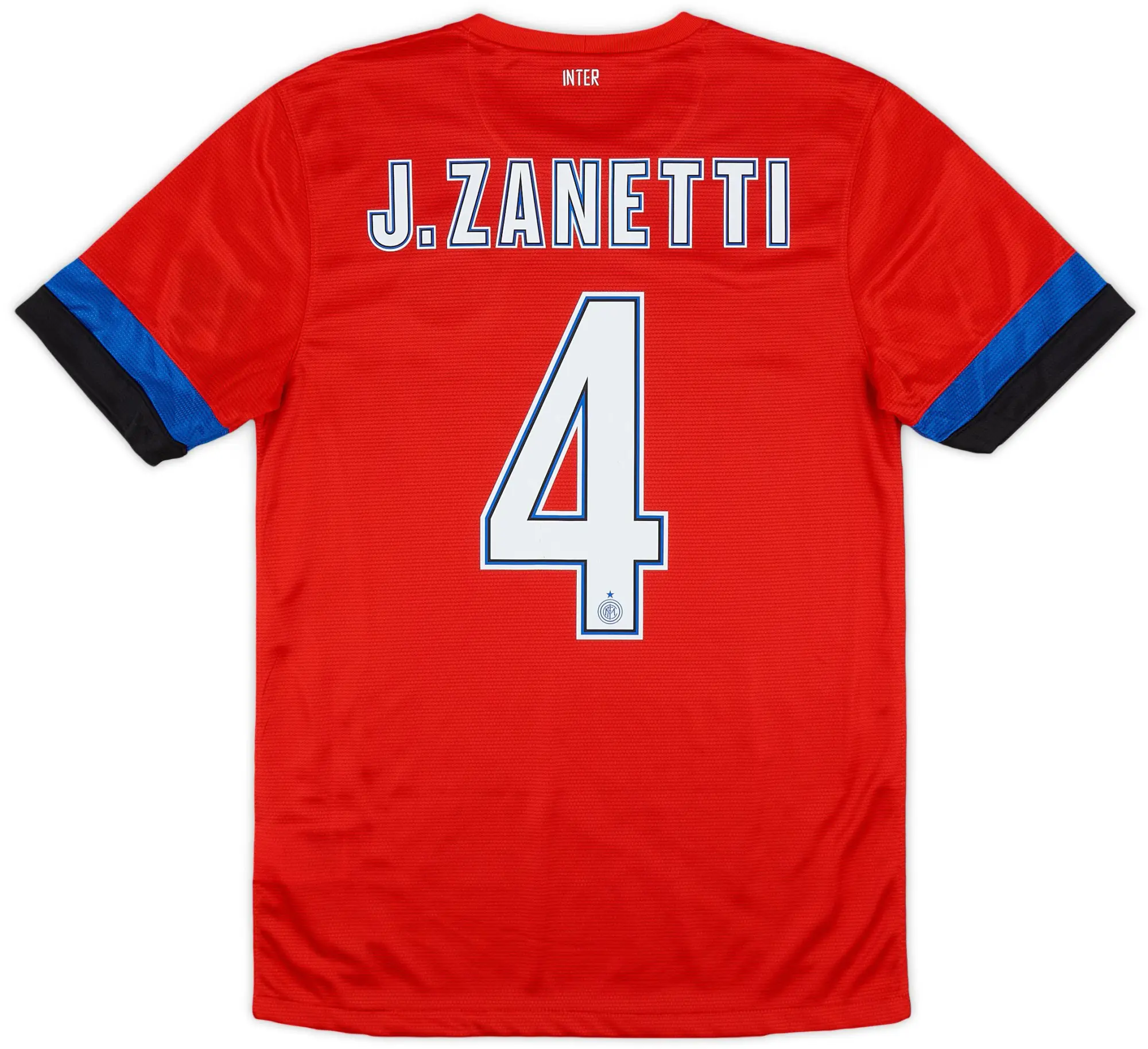 Nike 2012-13 Inter Milan Away Shirt J. Zanetti #4 (S)