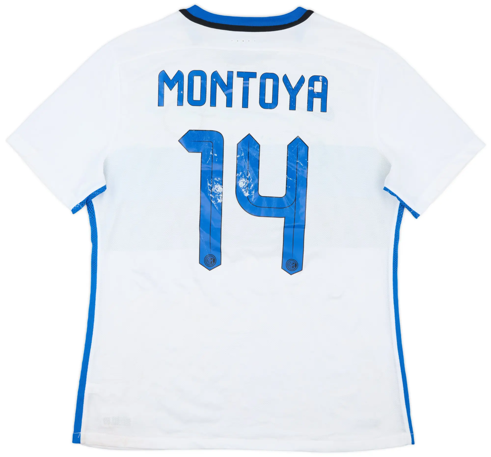 Nike 2015-16 Inter Milan Player Issue Away Shirt Montoya #14 - 5/10 - (XL)