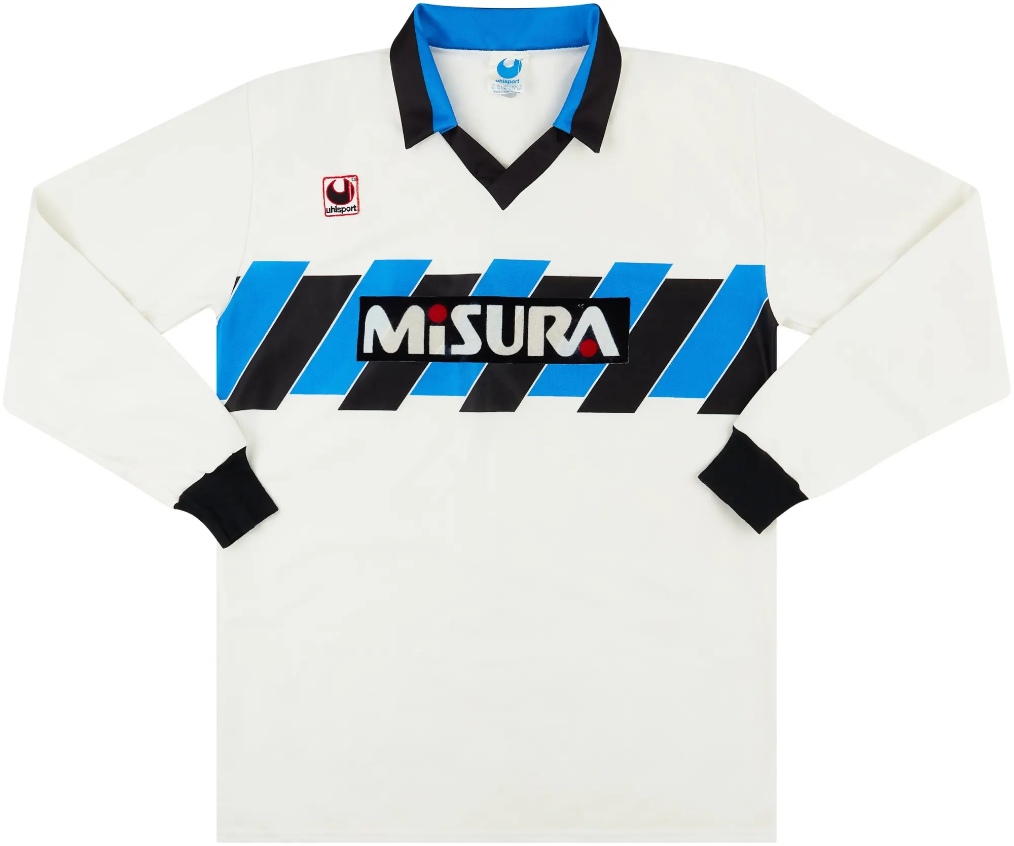 1990-91 Inter Milan Away L/S Shirt - 5/10 - (XL)