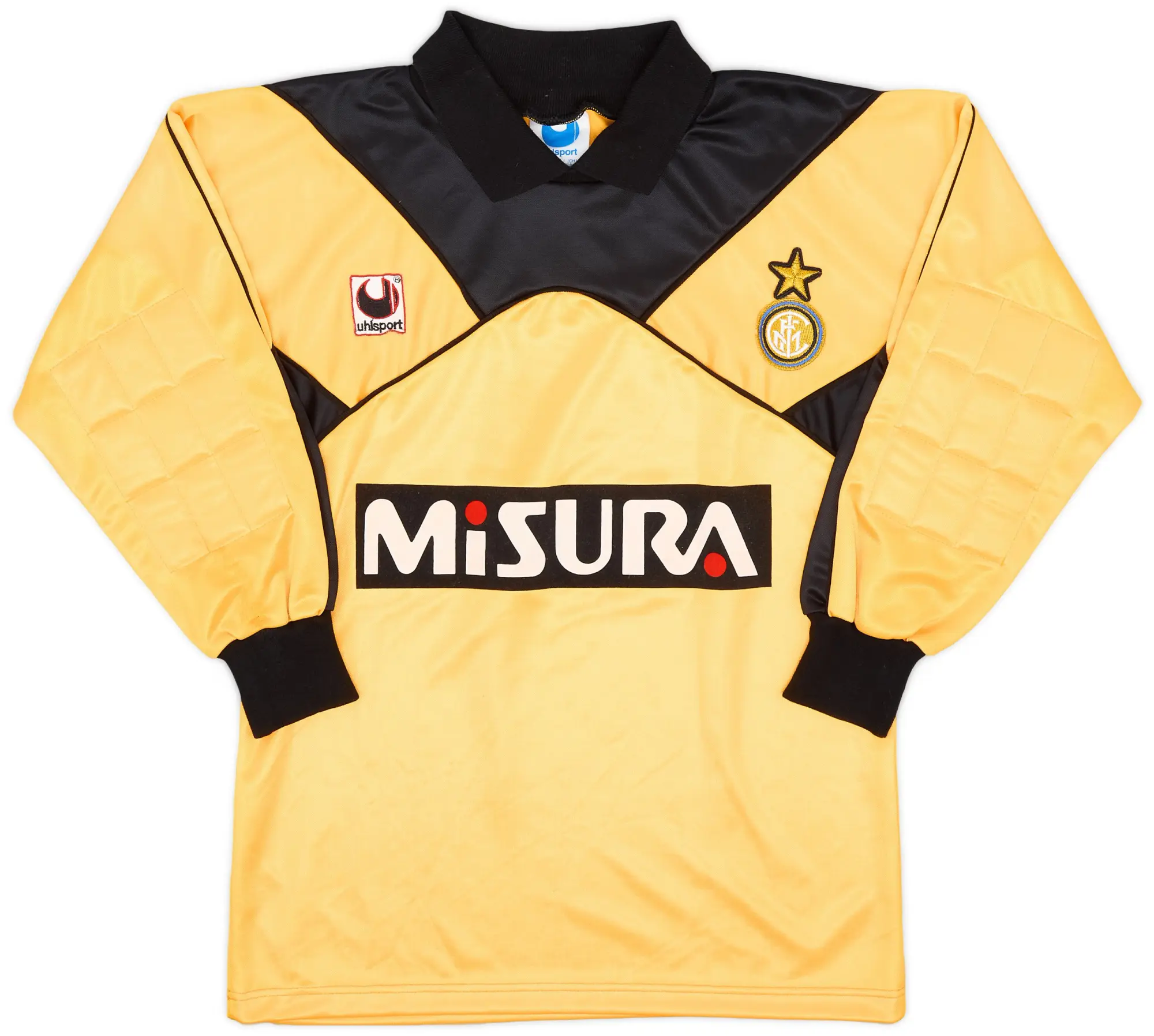 1990-91 Inter Milan GK Shirt #1 - 9/10 - (S)