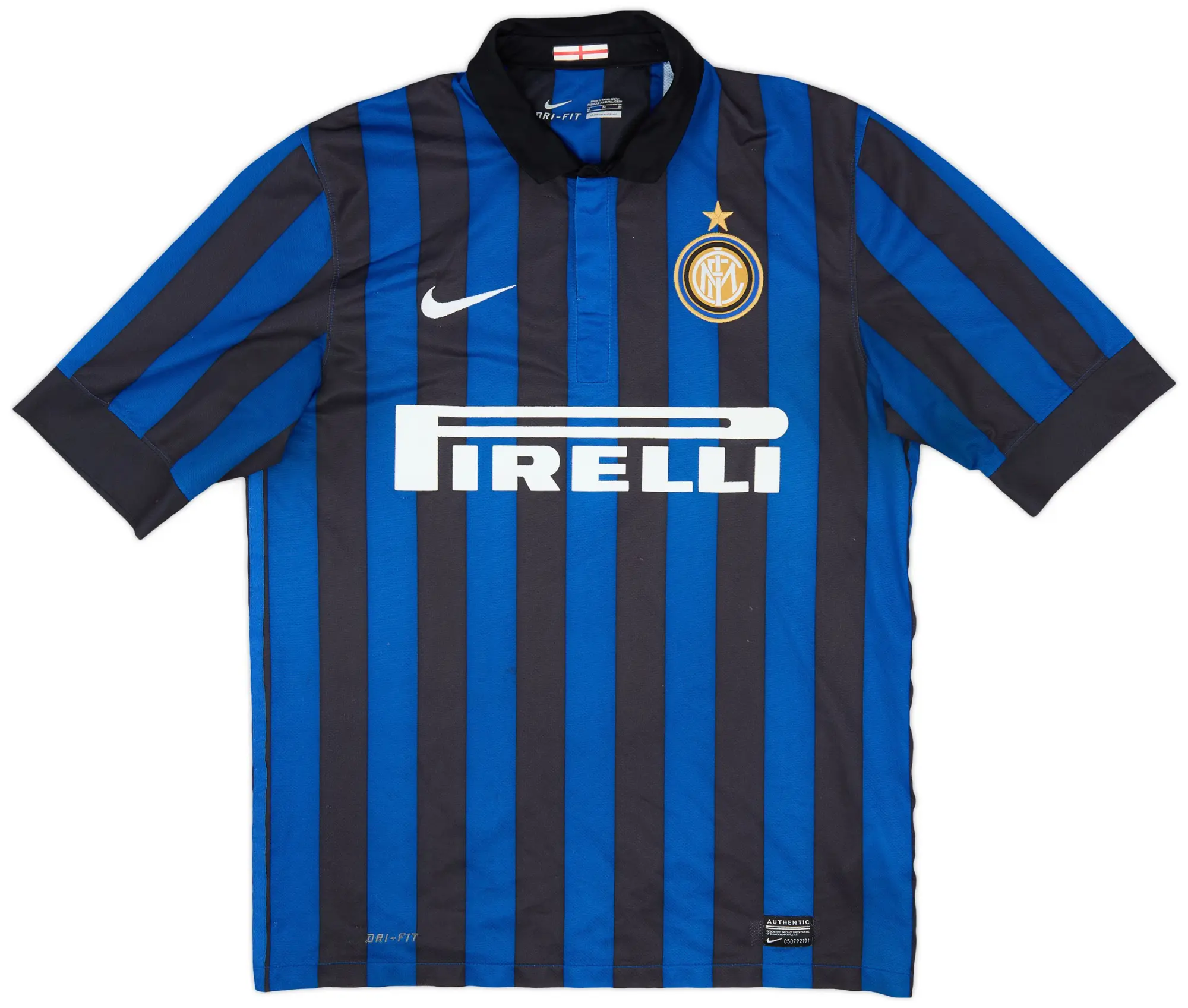 Nike 2011-12 Inter Milan Home Shirt - 7/10 - (M)