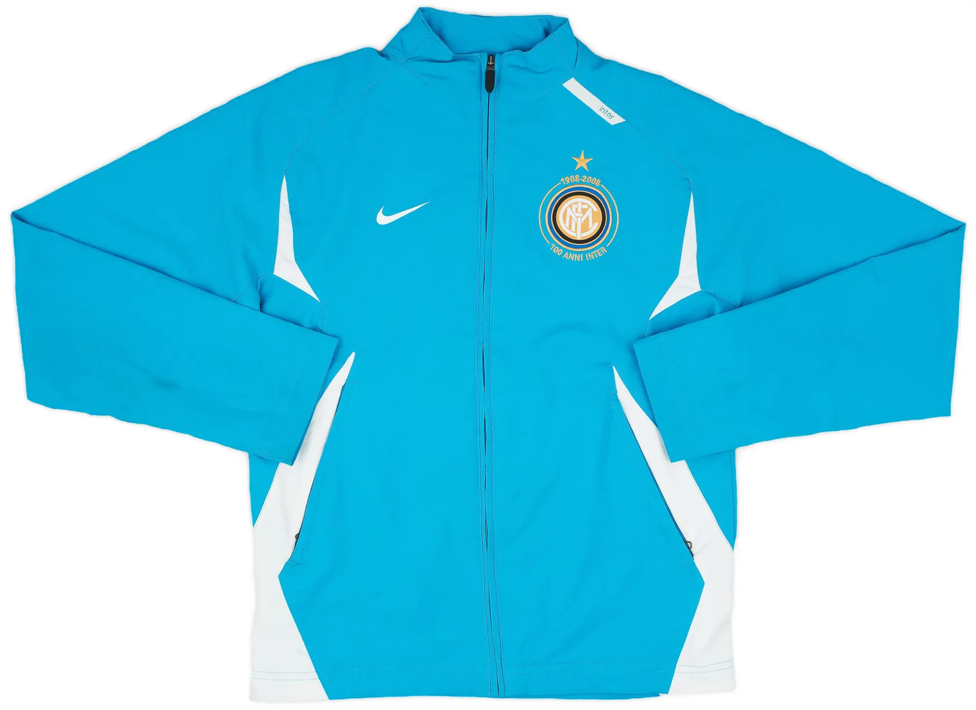 2007-08 Inter Milan Nike Centenary Track Jacket - 9/10 - (S)