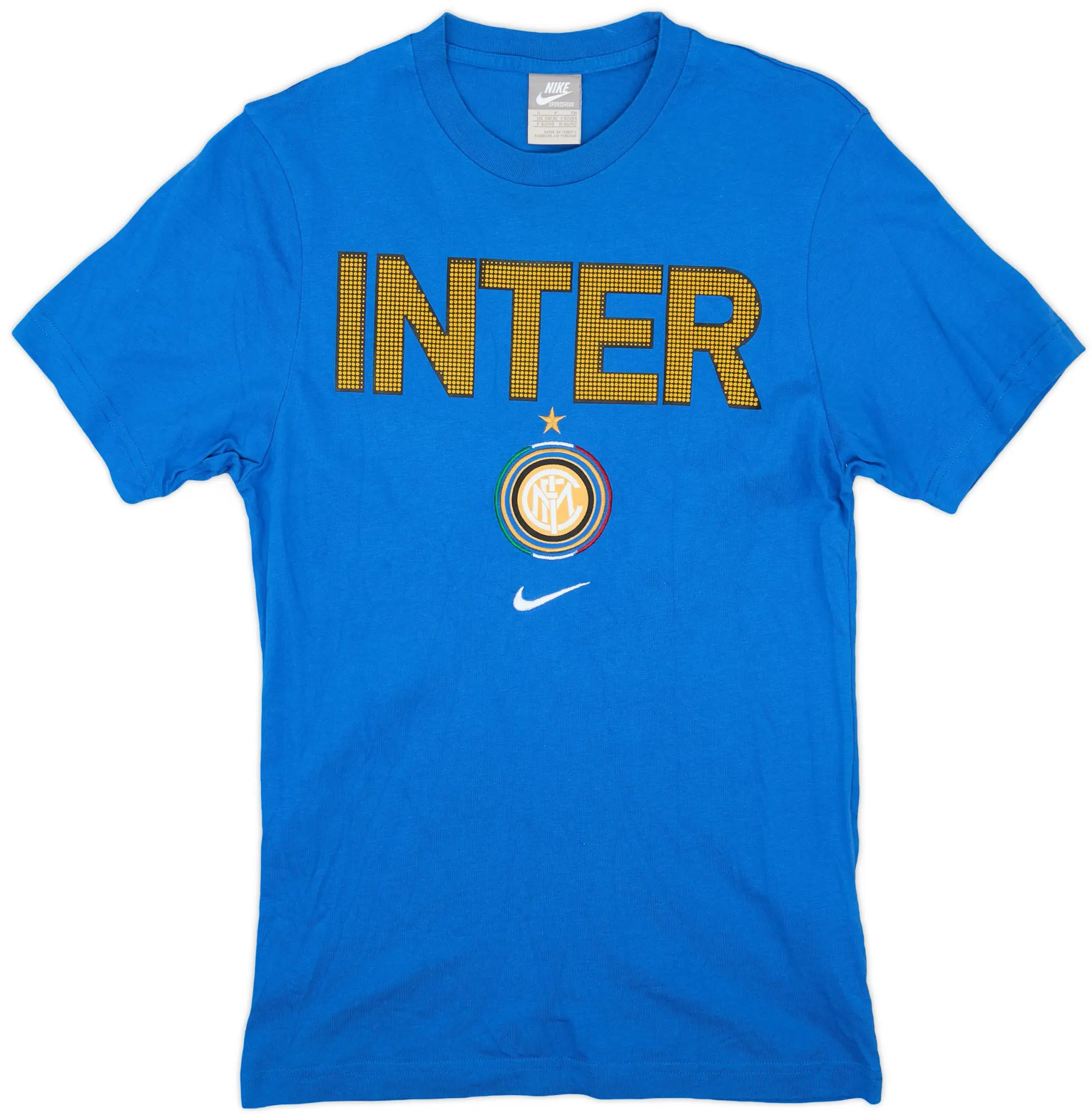 2009-10 Inter Milan Nike Cotton Tee - 8/10 - (S)