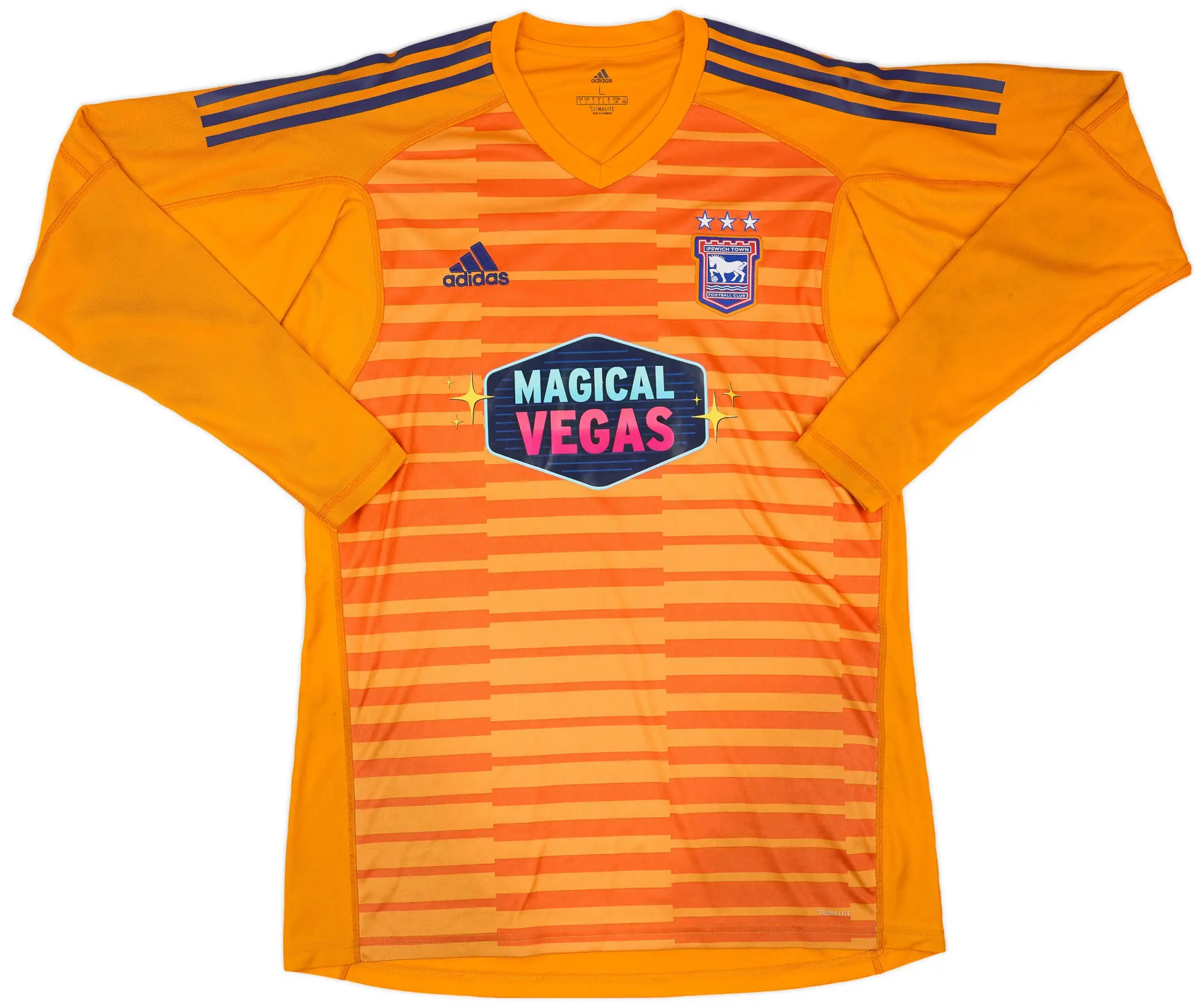 adidas 2018-19 Ipswich GK Shirt - 6/10 - (L)