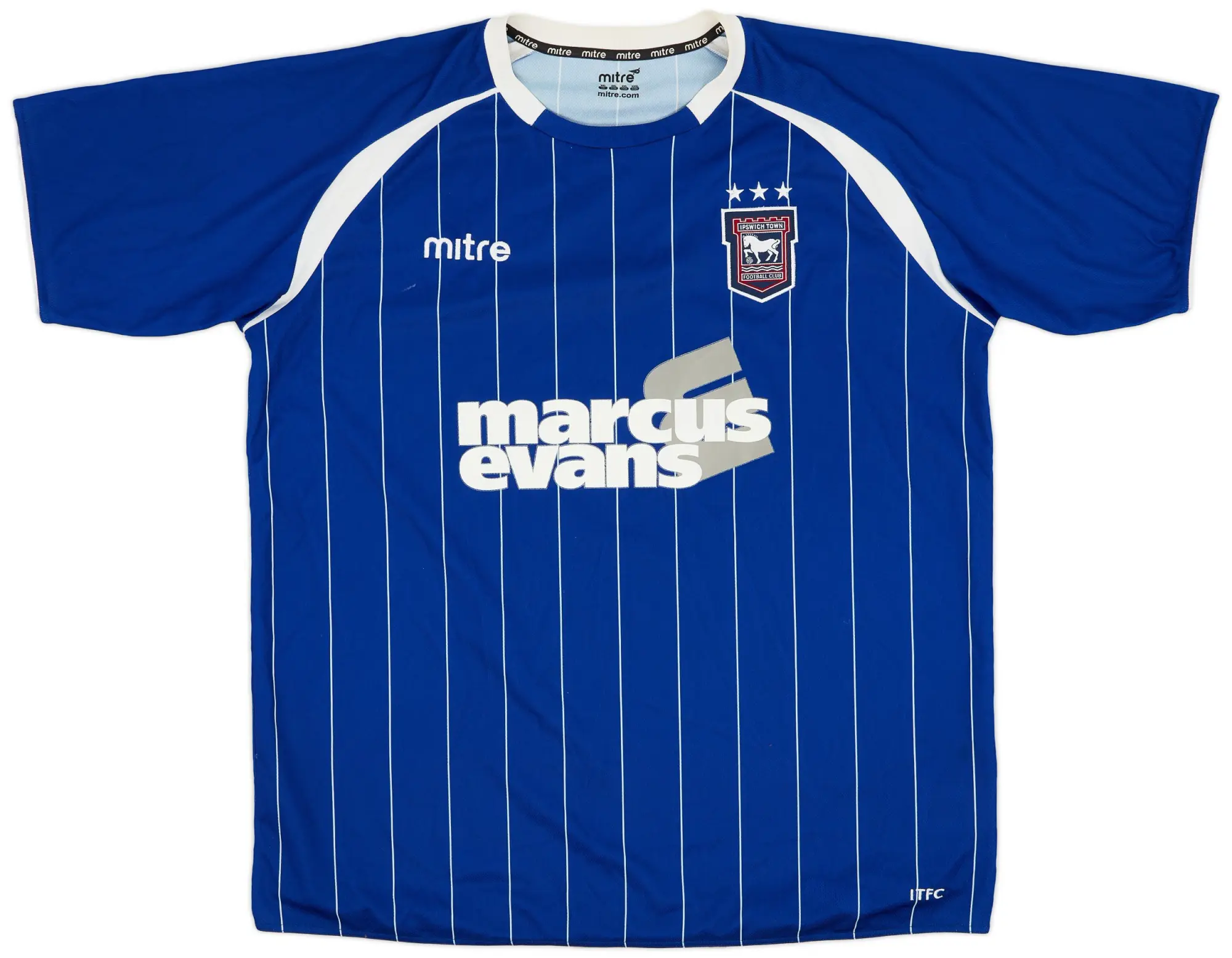 adidas 2011-12 Ipswich Home Shirt - 5/10 - (XXL)