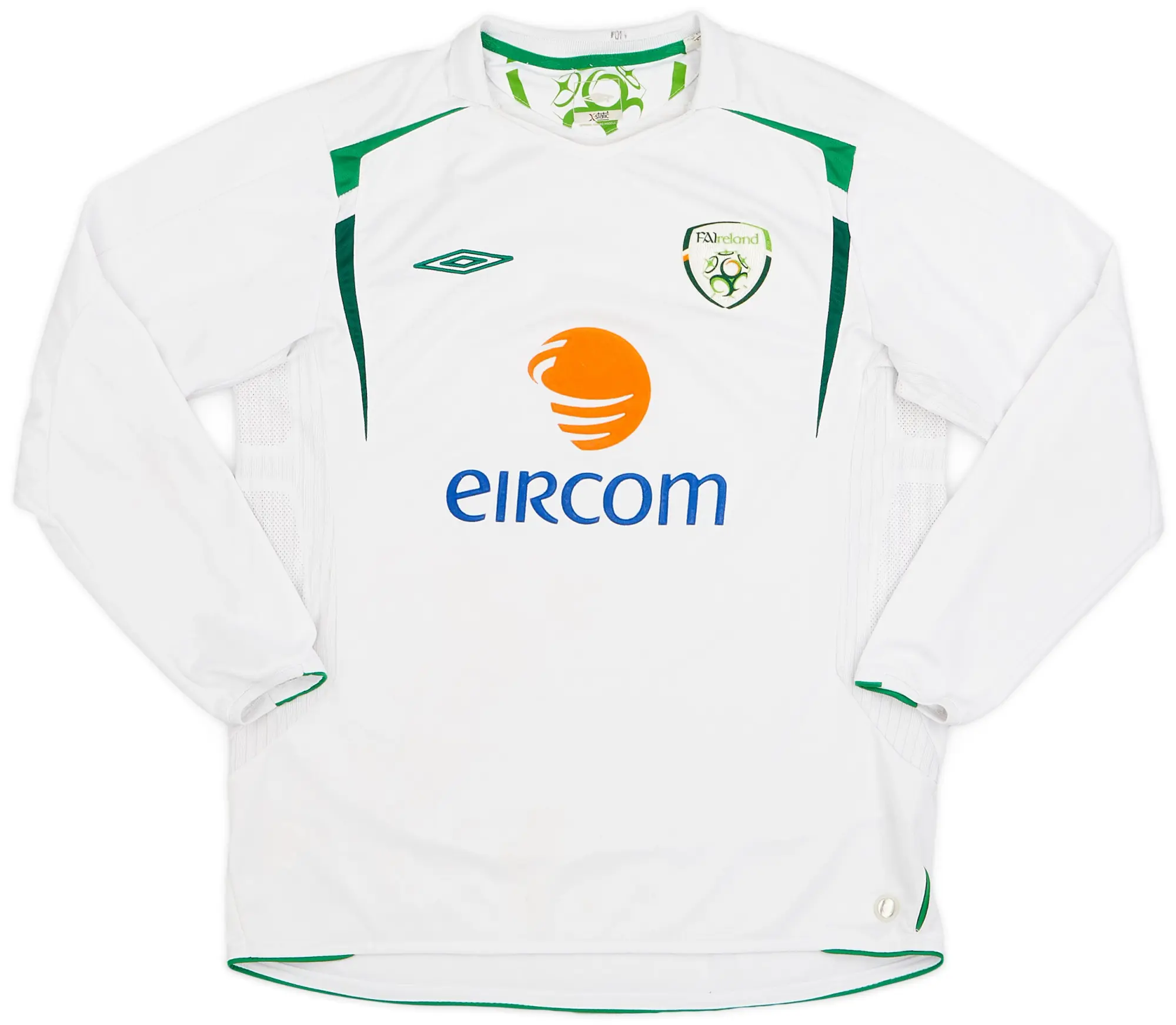 Umbro 2005-07 Ireland Away L/S Shirt - 8/10 - (L)