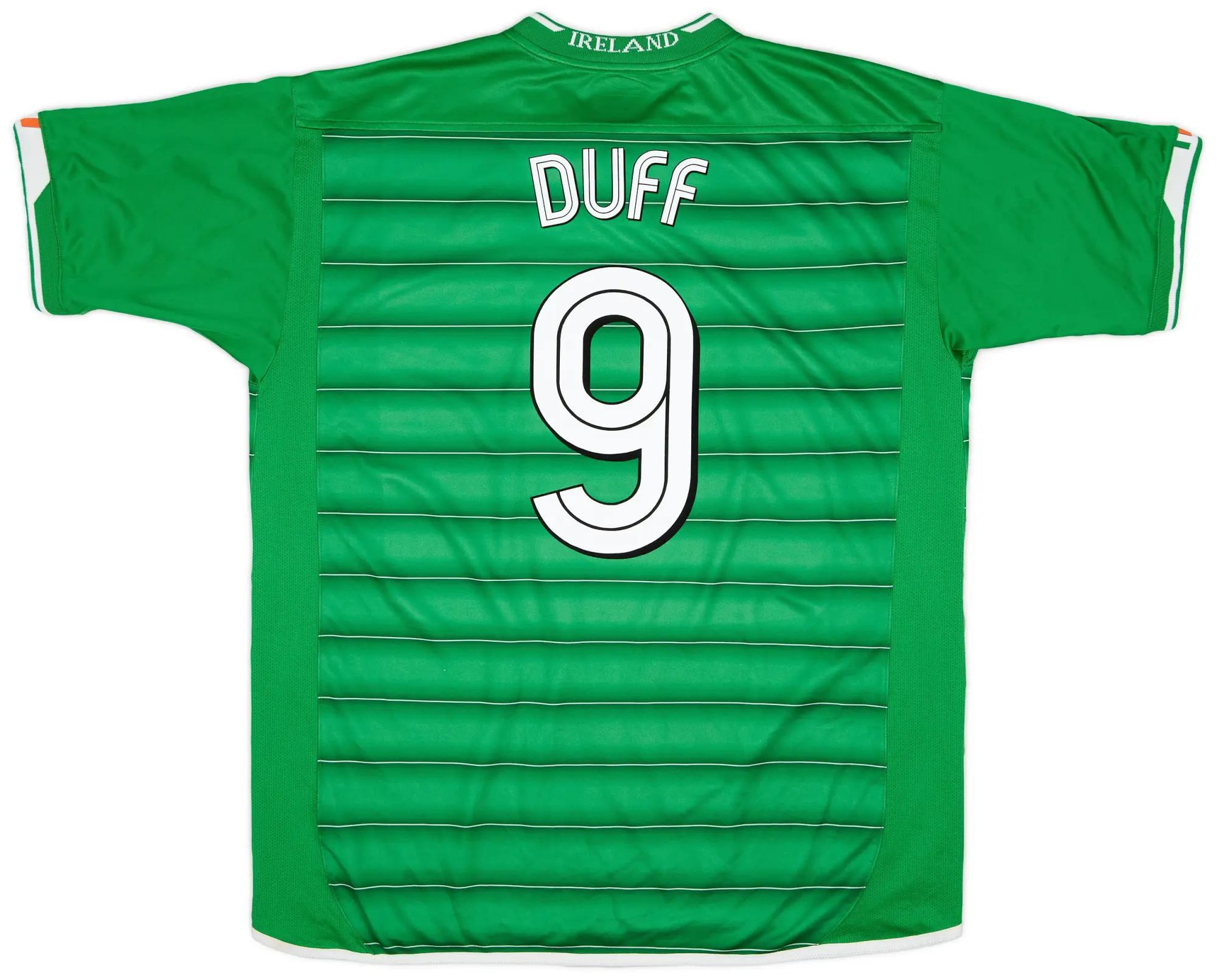 Umbro 2003-04 Ireland Home Shirt Duff #9 - 8/10 - (XXL)