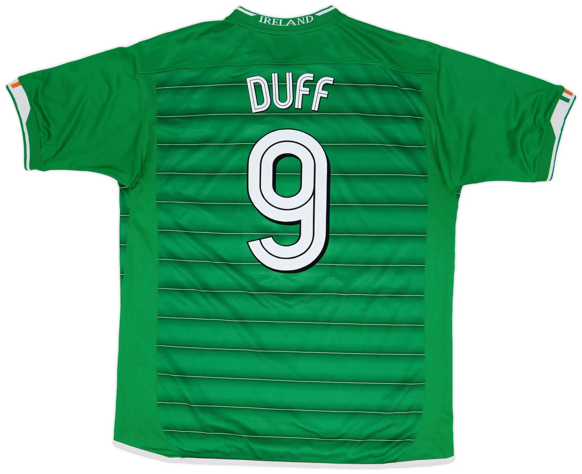 Umbro 2003-04 Ireland Home Shirt Duff #9 - 7/10 - (XL)