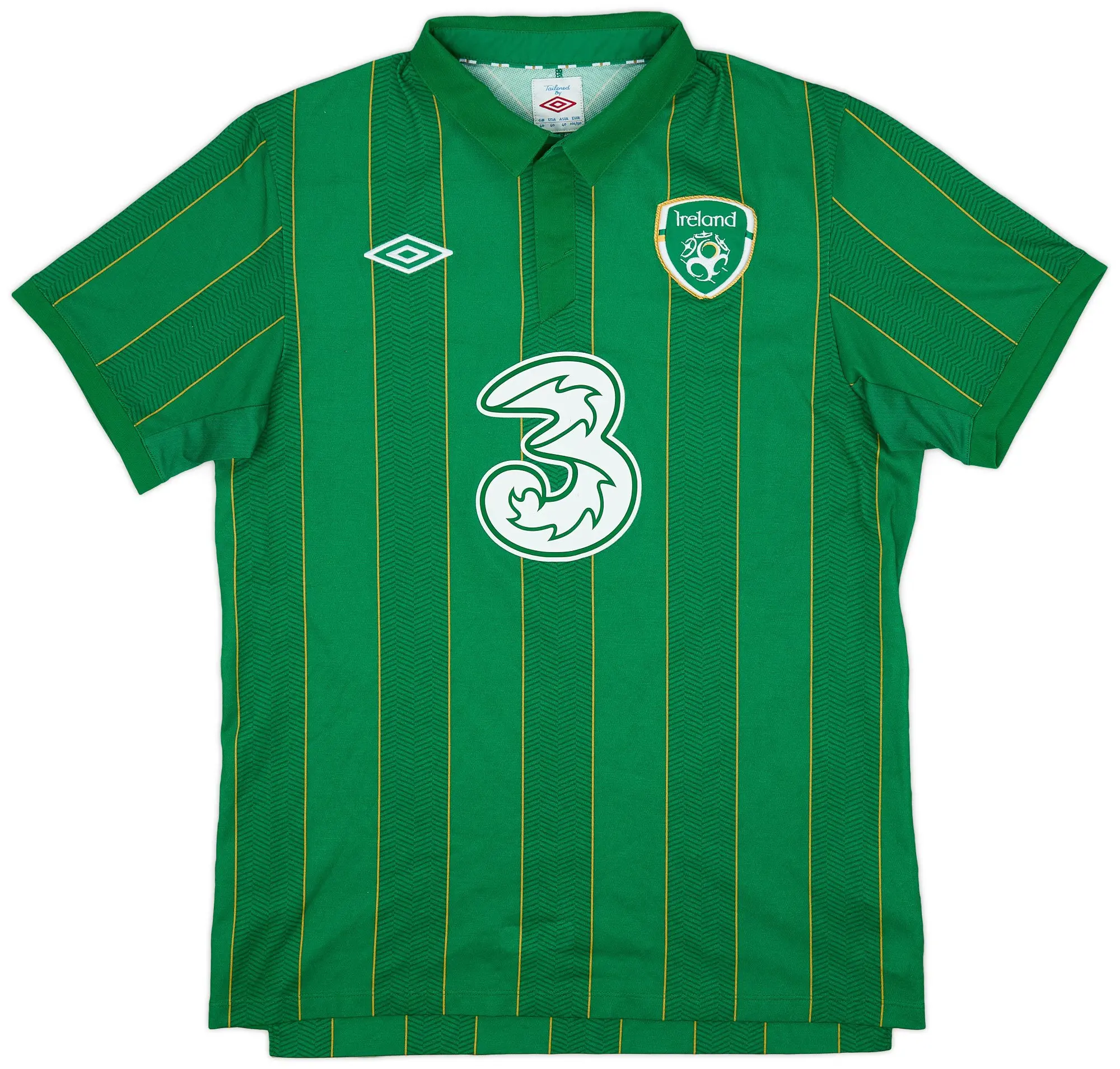 Umbro 2011-12 Ireland Home Shirt - 9/10 - (M)